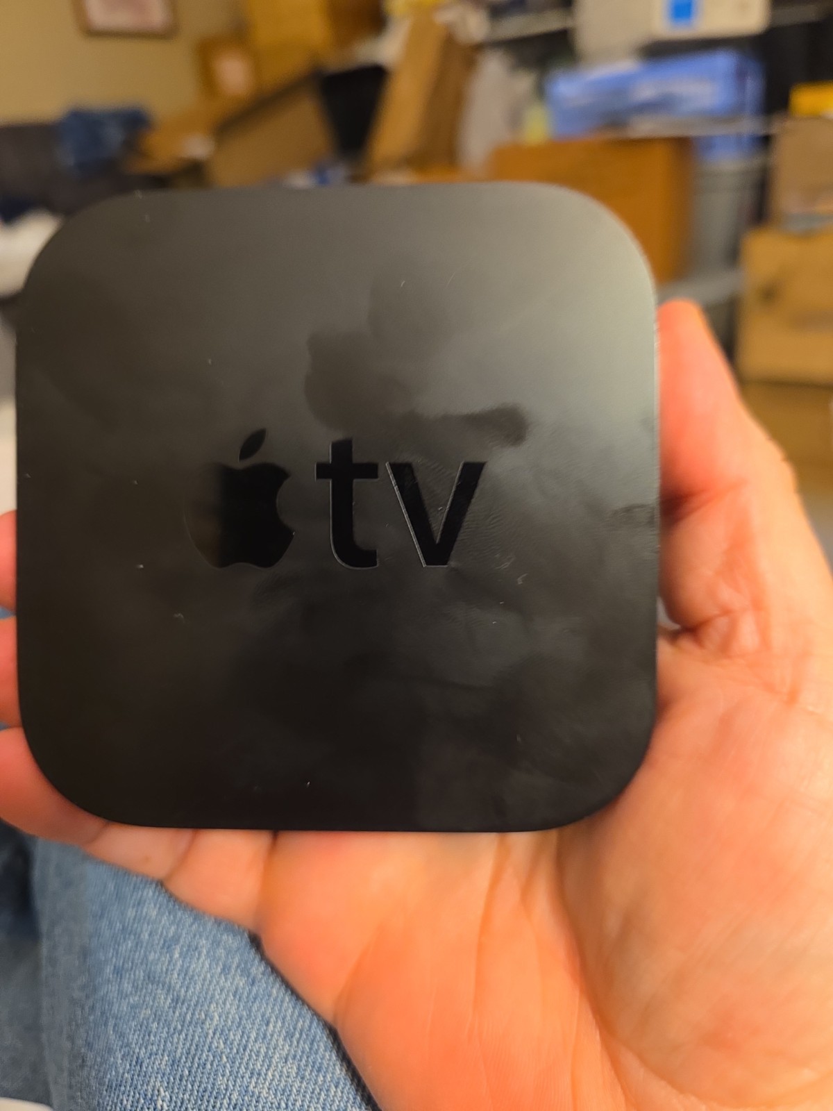 Apple TV 5th Generation HD Media Streamer Parts Only Remote Is Included.