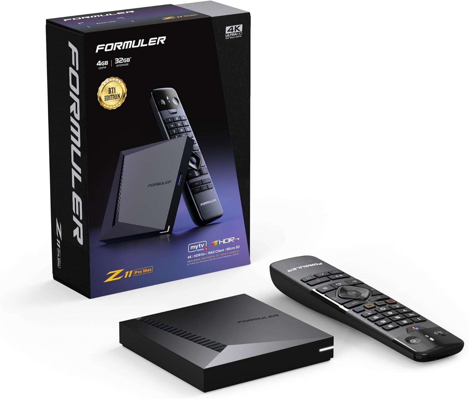 NEW Formuler Z11 Pro Max BT1 Edition With Bluetooth Voice Remote 4GB Ram 32GBROM