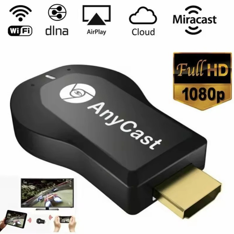 4K WiFi HDMI Anycast Miracast Airplay TV Wireless Display DLNA Dongle Adapter