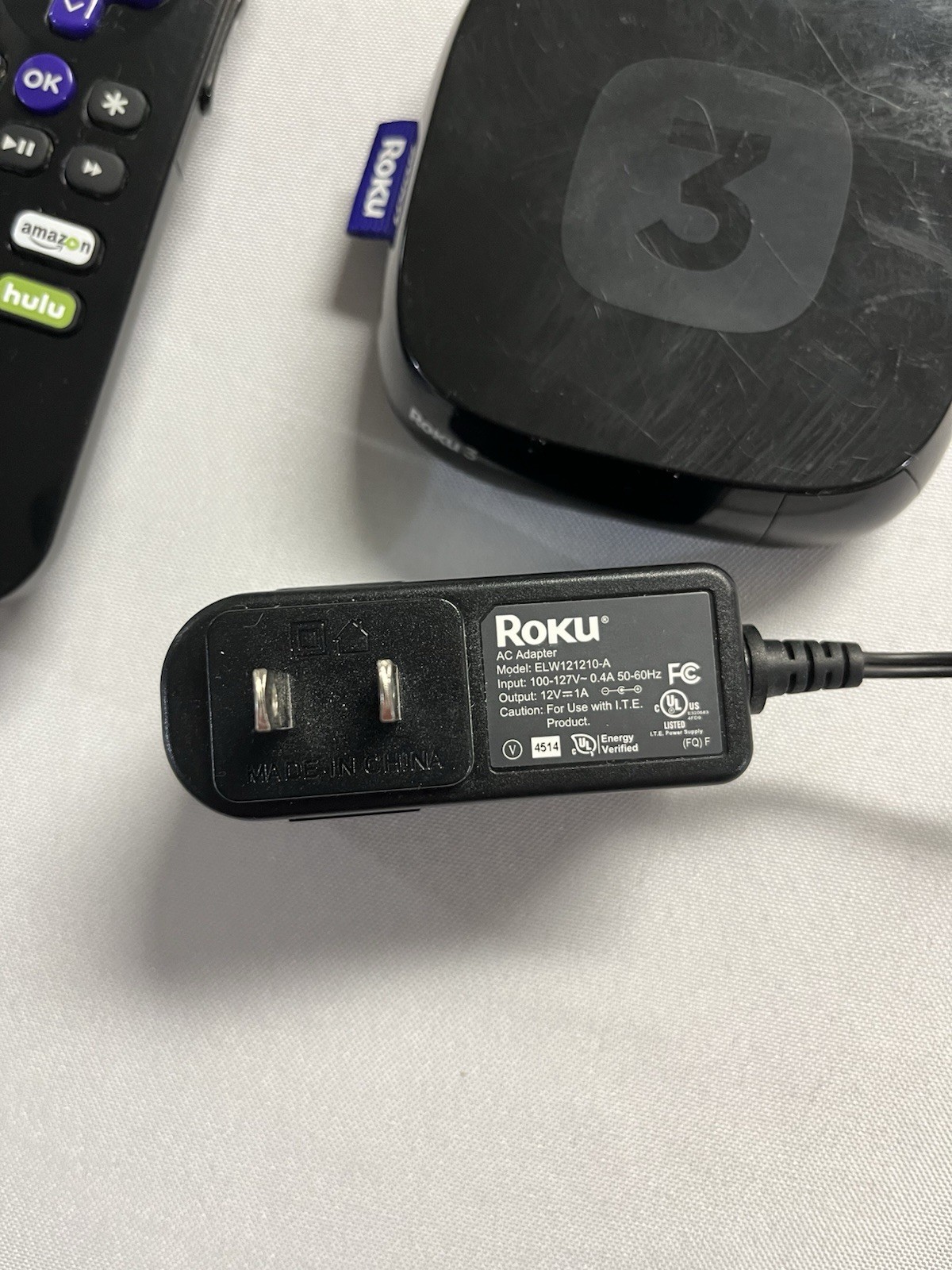 Roku 3rd Gen 4200X Black USB Ethernet & HDMI Port 1080p HD Media Streamer Remote
