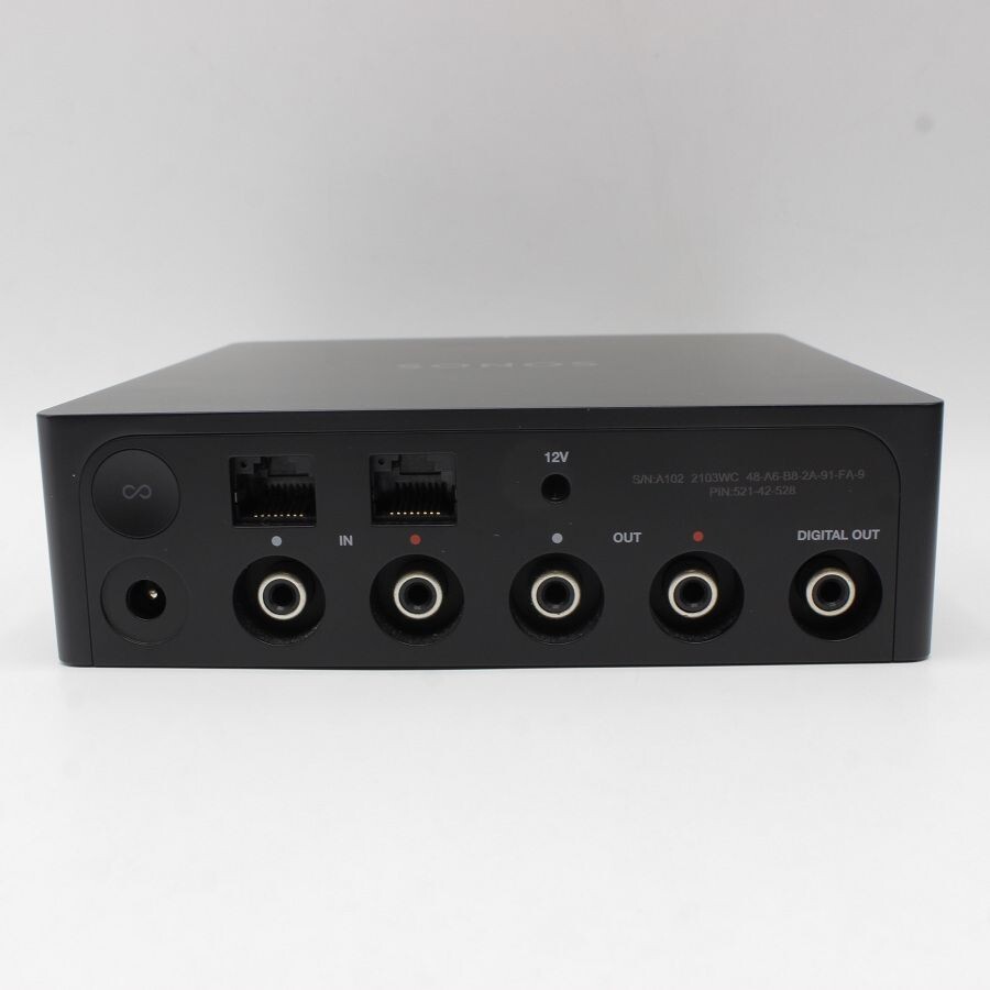 Sonos Port Network Audio Receiver 24 bit PORT1JP1BLK