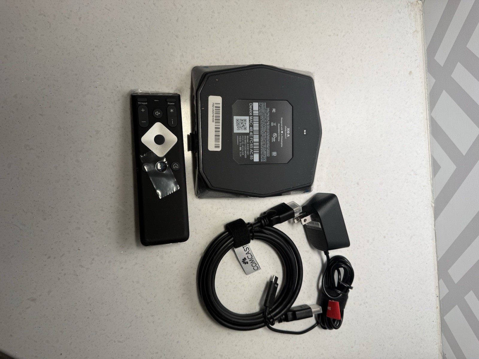 Xfinity Flex 4K Streaming Box Voice Control Remote Wi-Fi HDMI Ethernet Black