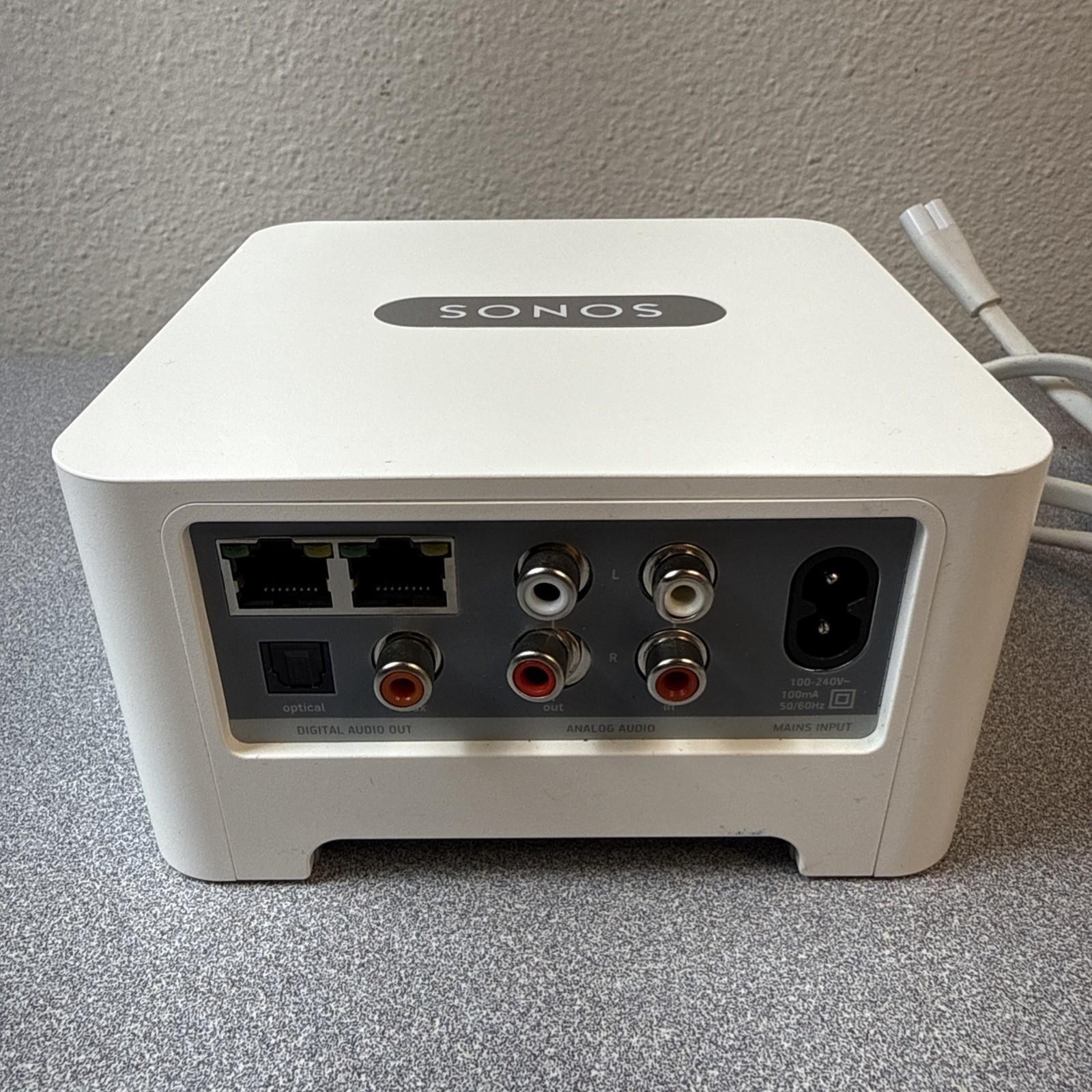 Sonos Connect Gen1 Media Streamer Amp – White – WORKING