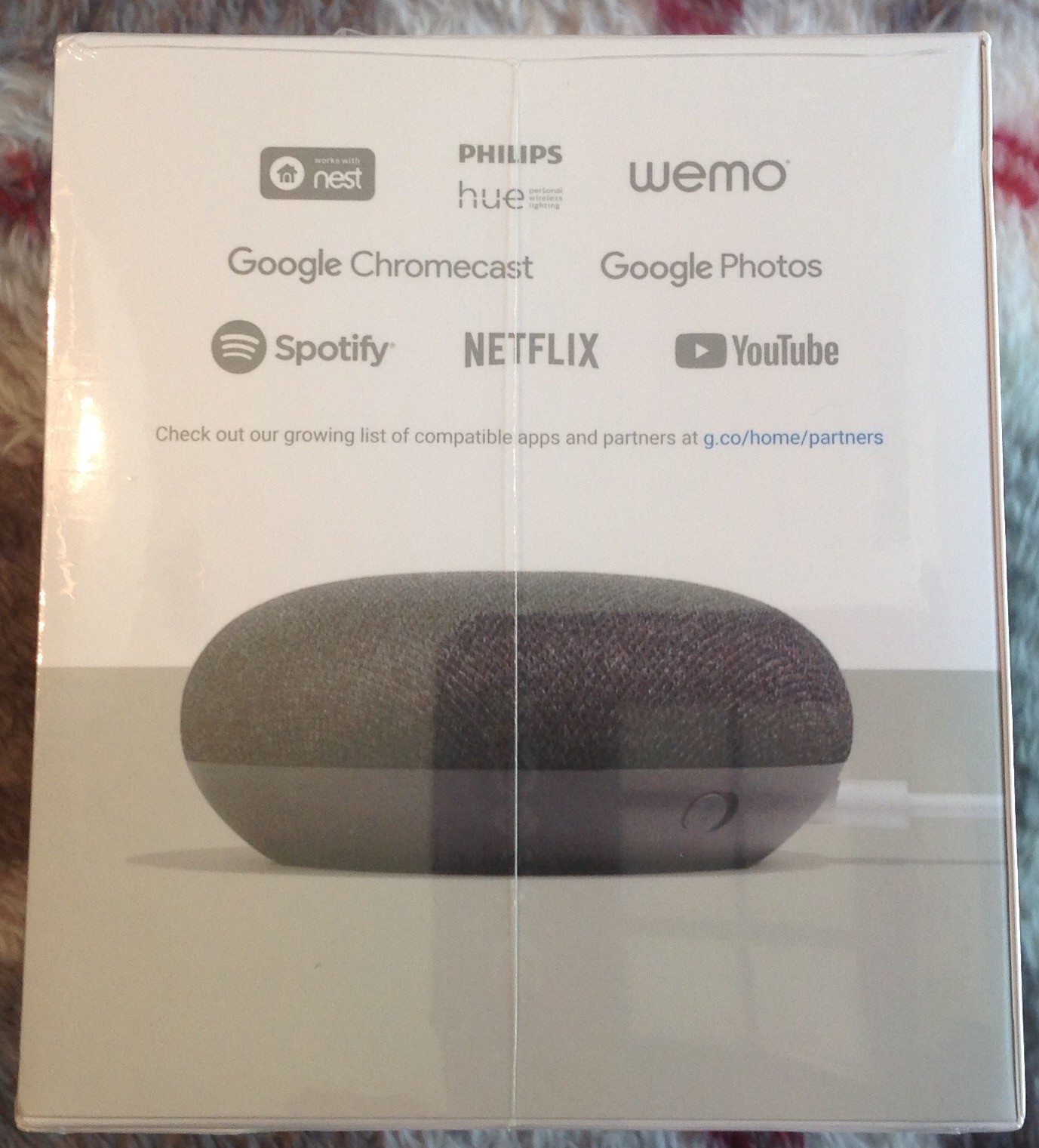 BRAND NEW Google Home Mini 2017 2nd generation Charcoal Google Assistant