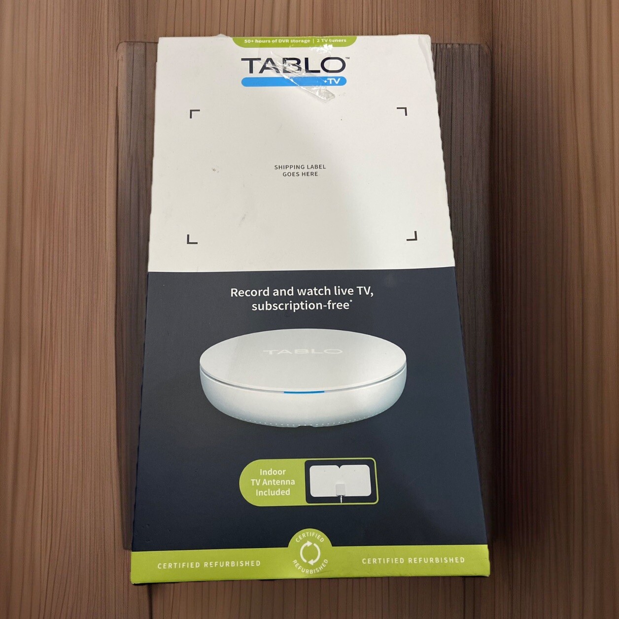 Tablo TV 2-Tuner 128GB DVR with Antenna! Watch and Record Live TV
