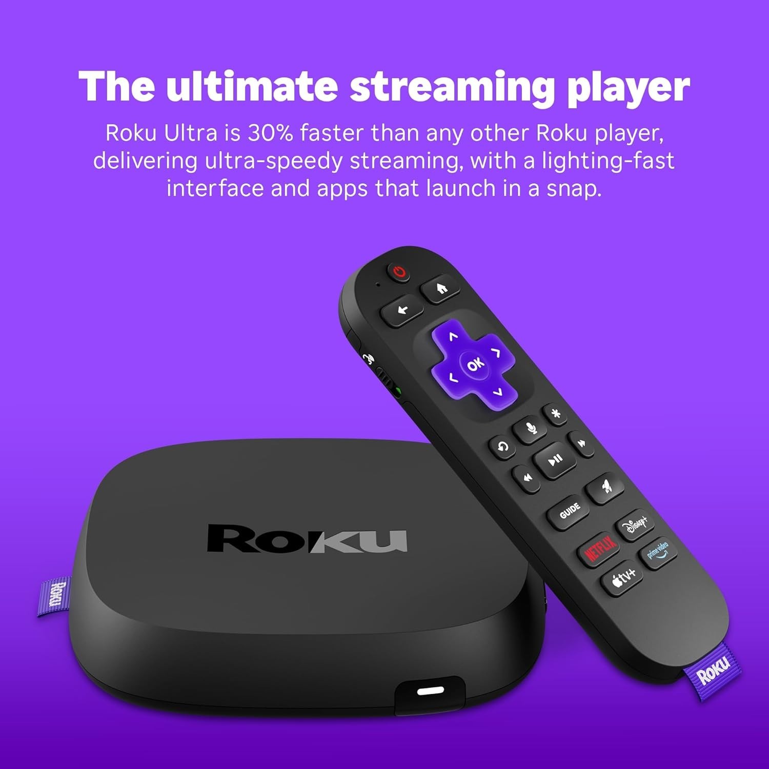 Roku Ultra – Ultimate 4K Streaming Player for Free Live TV – FREE SHIPPING