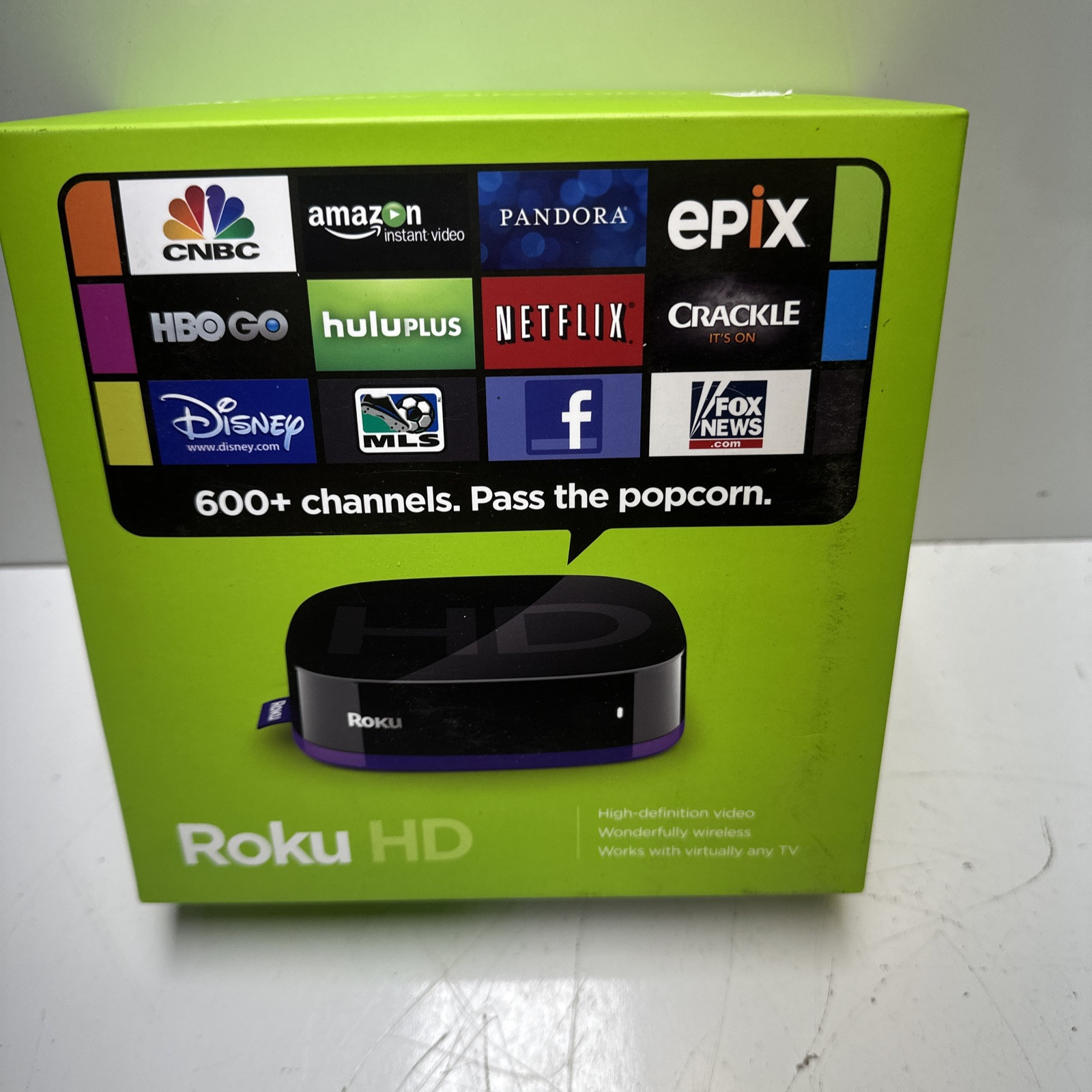 Roku HD (2nd Generation) Media Streamer 2500R – Black Brand New
