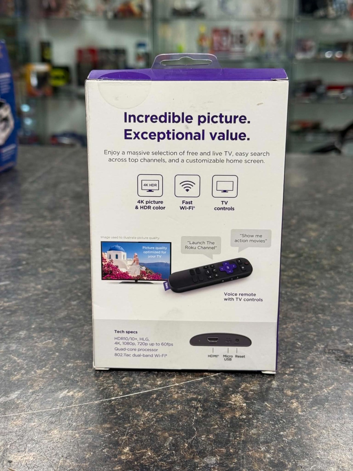 ROKU EXPRESS 4K+ STREAMING STICK WITH VOICE REMOTE (MODEL:3941R2) *NEW*