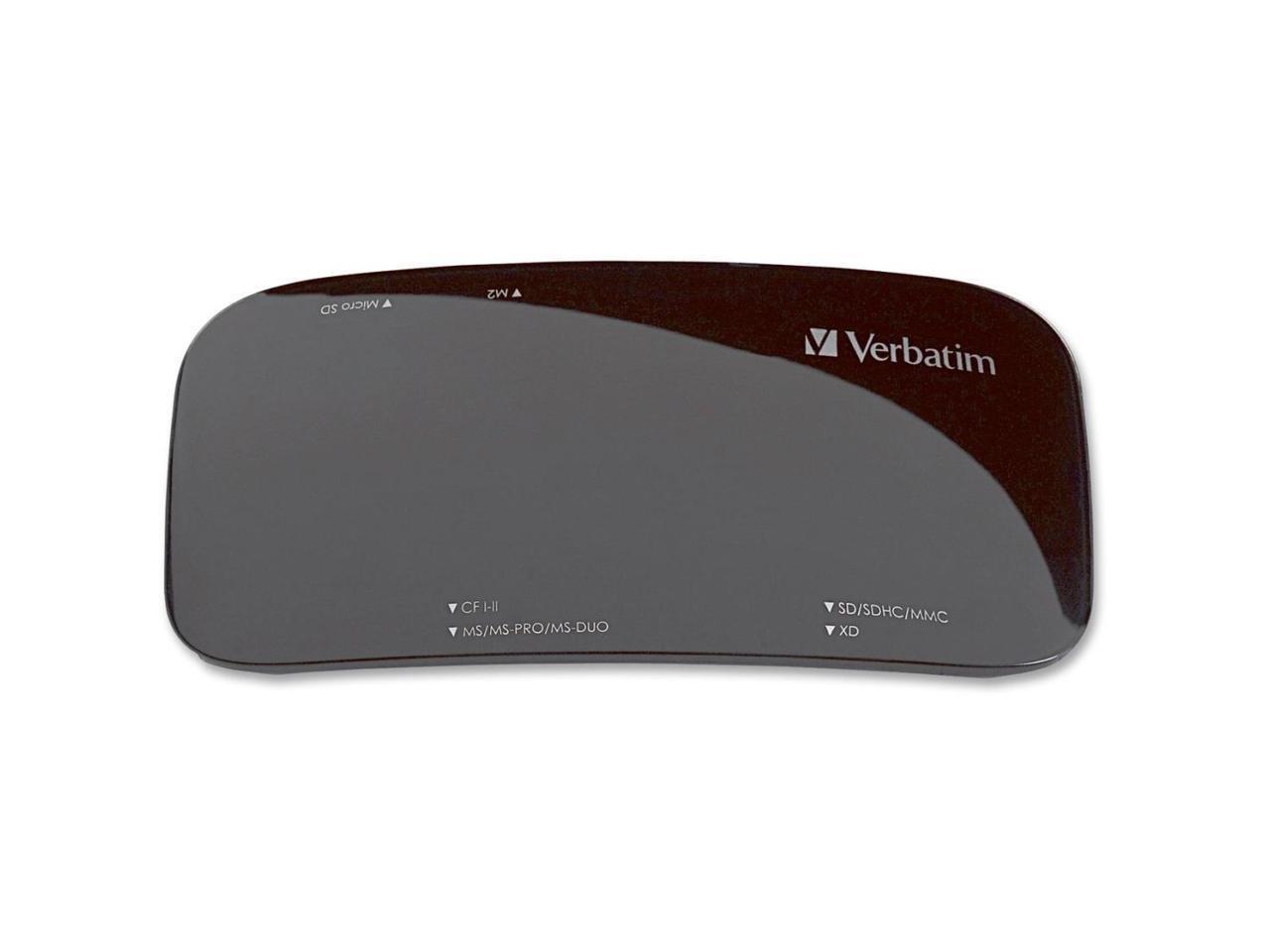 Verbatim Universal Card Reader, USB 2.0 – Black – USB 2.0 – Black