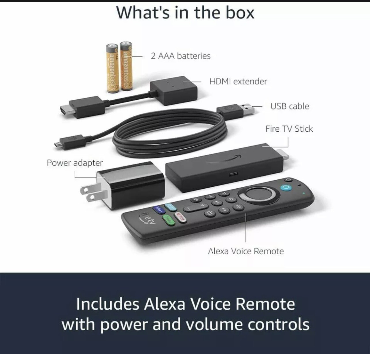Amazon Fire TV Stick 3rd Gen w/ Alexa Voice Remote & TV Controls – New