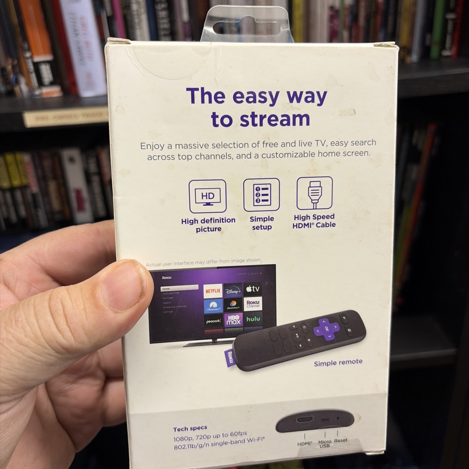 Roku LE Media Player – Black/Purple