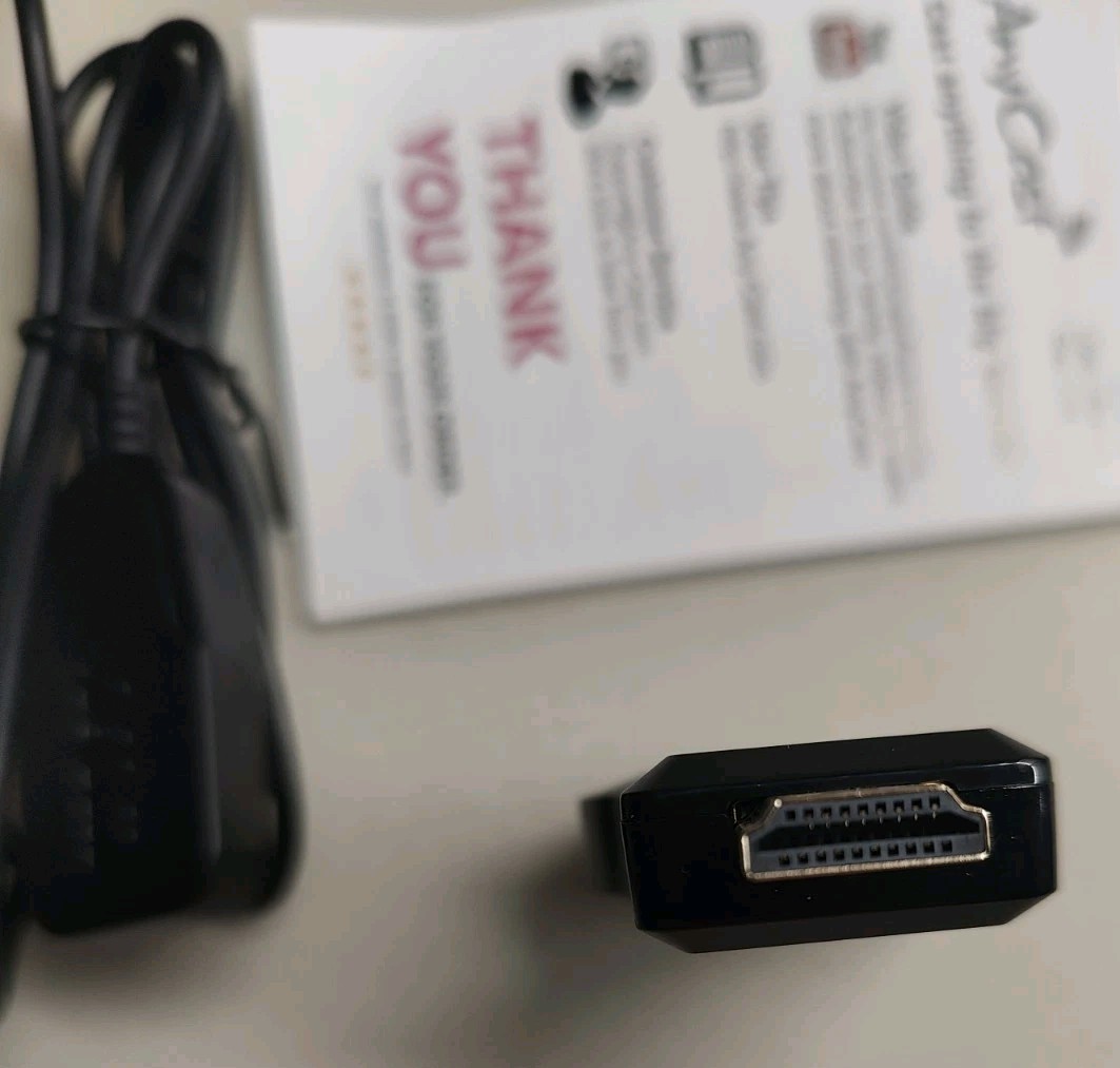 AnyCast M2 Plus Wireless Display Receiver Dongle Wi-Fi HDMI Portable, Black