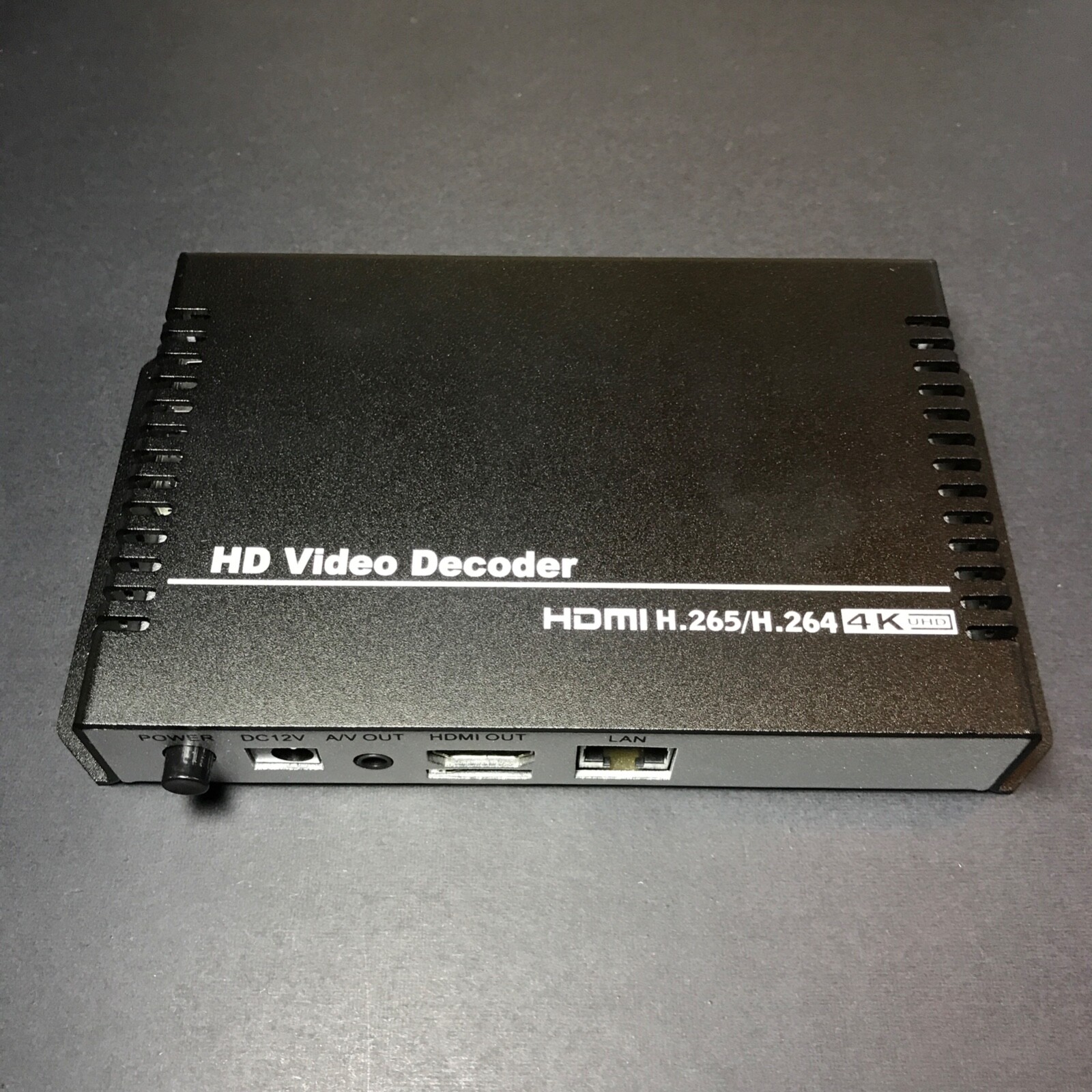 H.265 H.264 Ultra HD 4K Video Audio Decoder IP Streaming Decoder IP To HDMI +