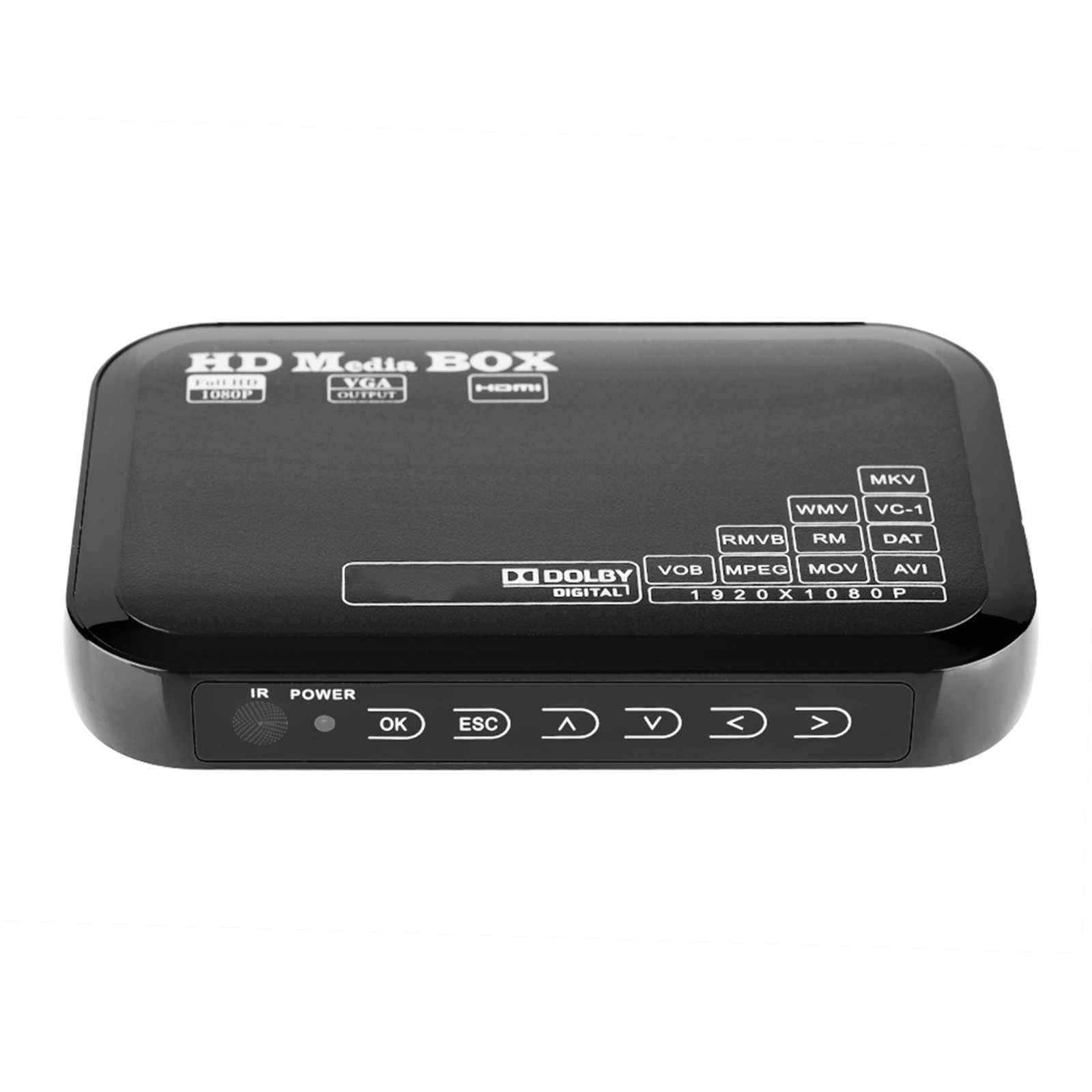 Mini HD 1080P Media Player Box Compact Design For Movies