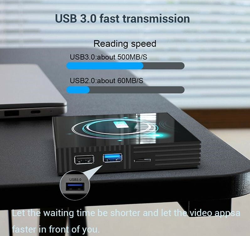 TV Box A95X F3 Slim 8K 4K HD (Android 9.0) (4 GB RAM & 64 GB ROM)
