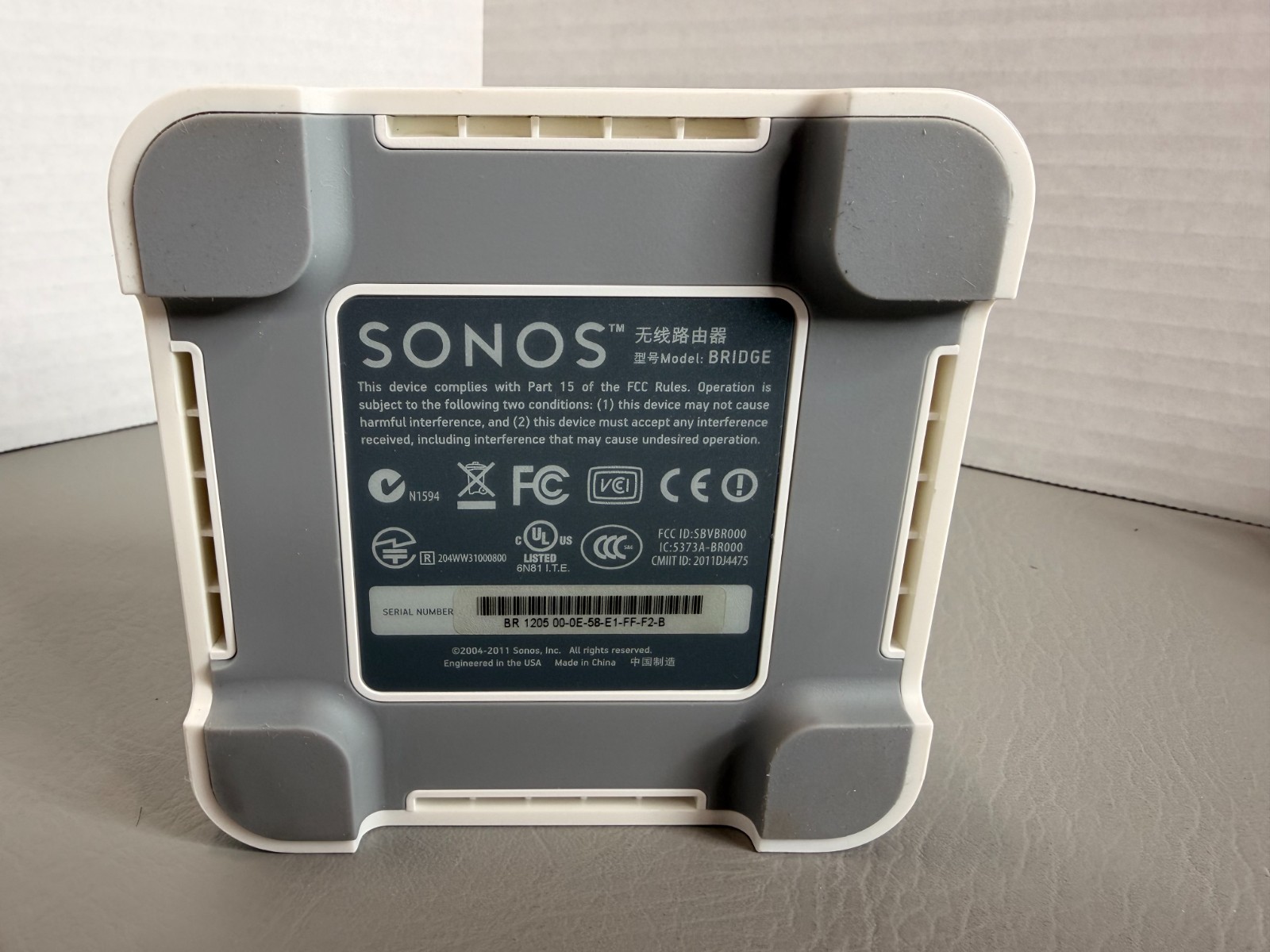 Sonos Bridge Wireless Network w/ Original Power Adapter 2 Units