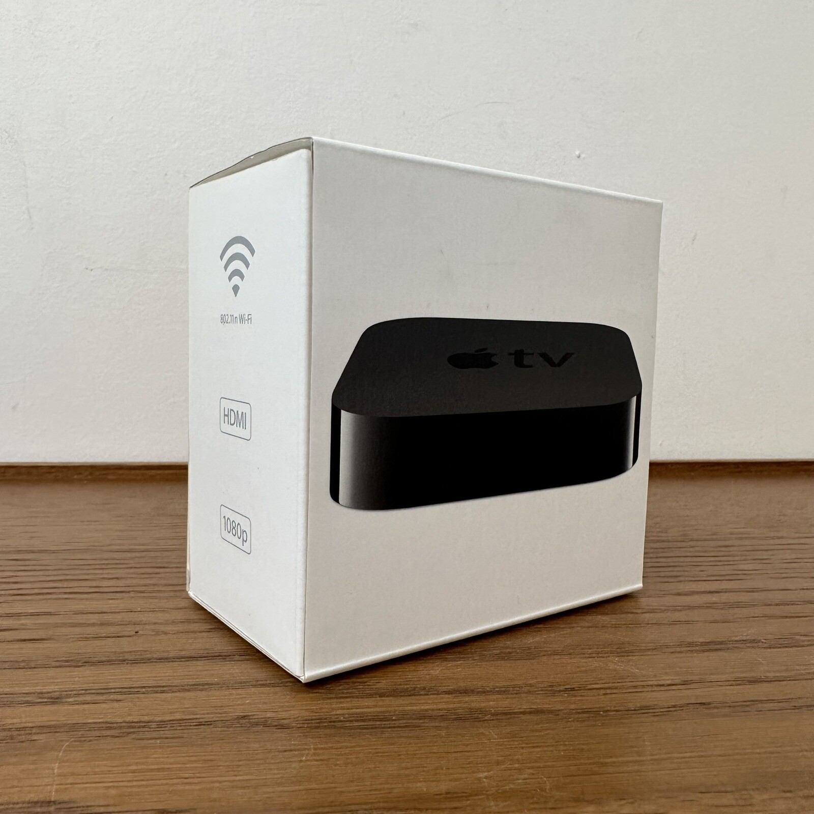 Apple TV 3rd Gen 1080p HDMI Black MD199LL/A A1469 Empty Box Only Stickers Guide