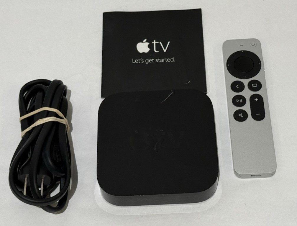 Apple TV HD (4th generation 1080p) 32Gb A1625 MGY52LL/A /w remote + cable