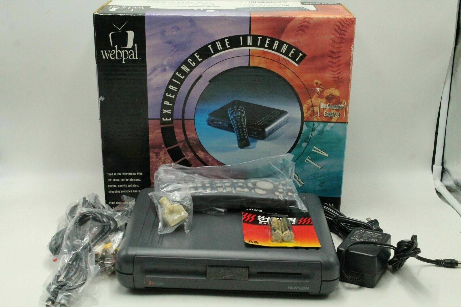 Vintage Collectible 1990’s Webpal Internet TV WebTV Linux Dial Up Internet NEW