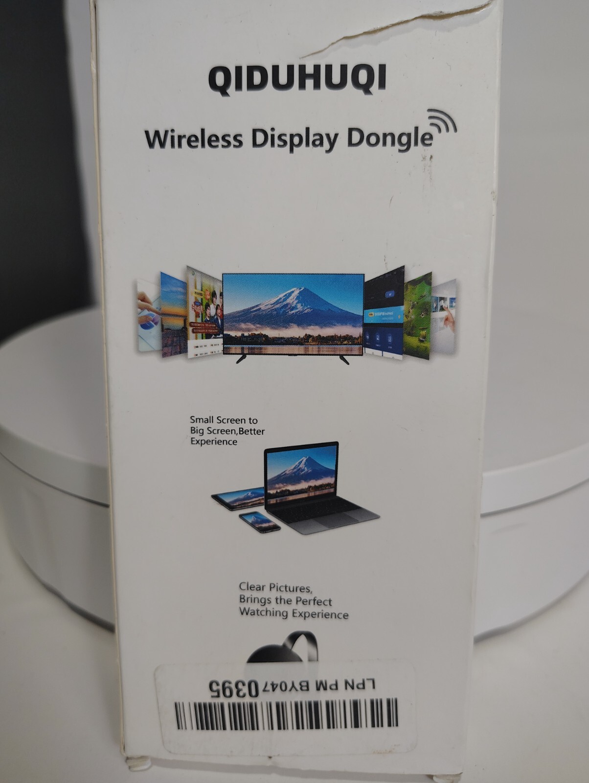 Wireless Display Receiver Andrid IOS Mac Windows (QIDUHUQI)