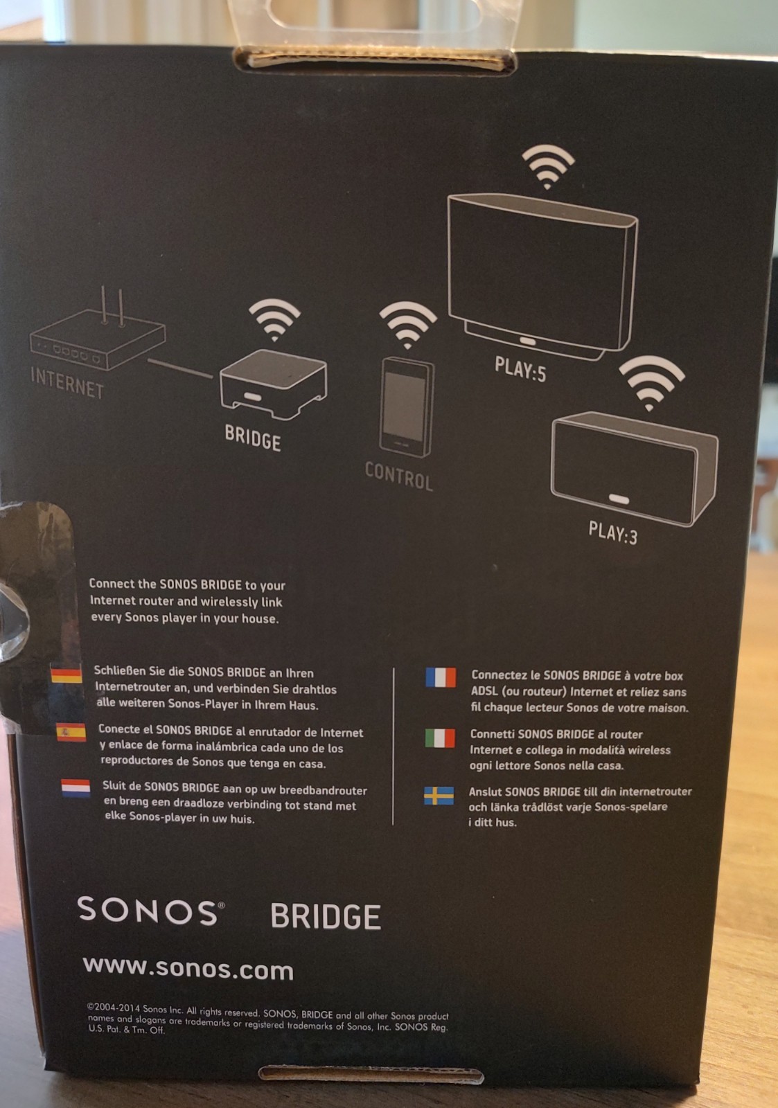 Sonos Bridge White – Sonos Wireless Network – Model BRIDGE
