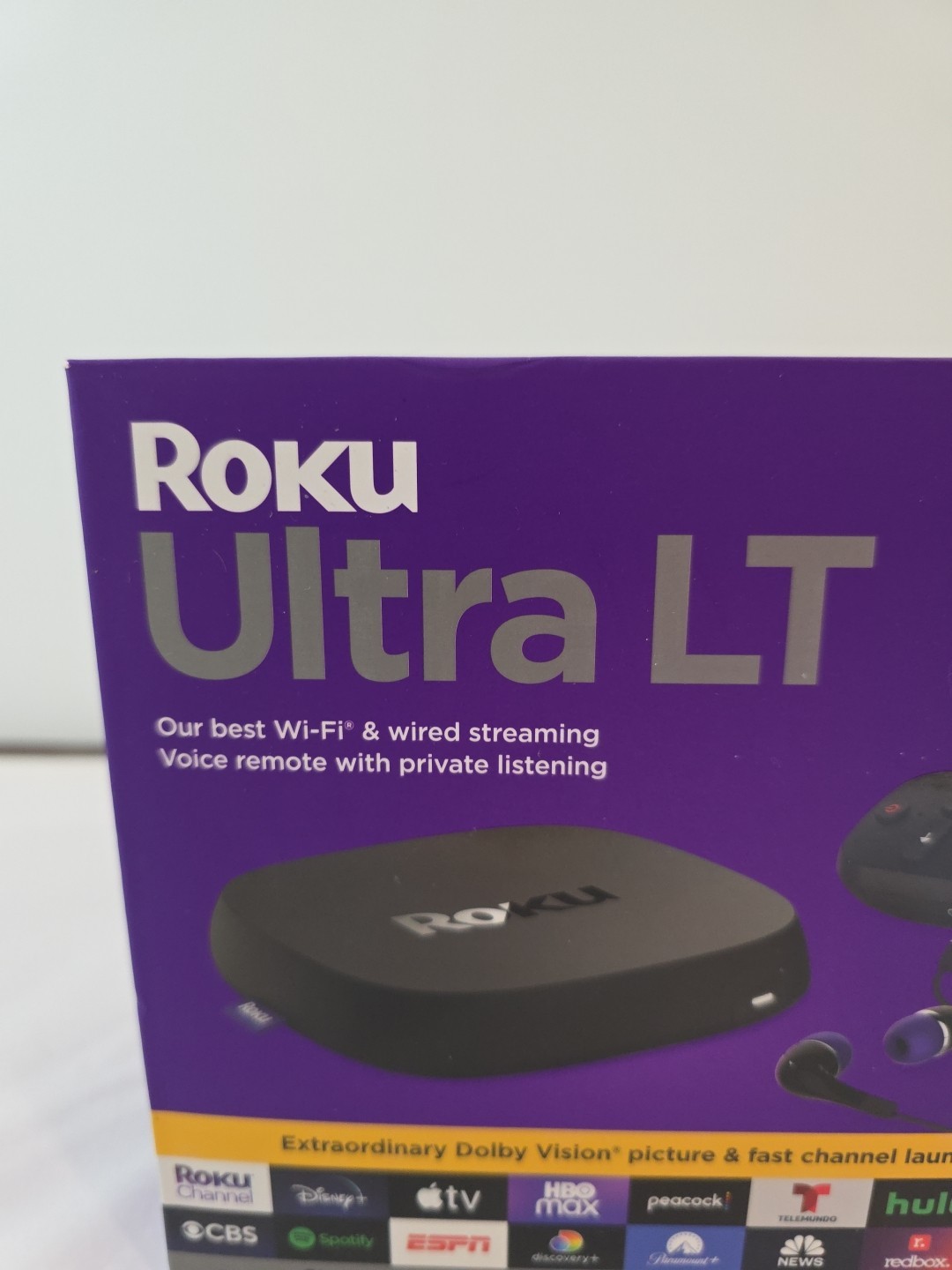 Roku Ultra LT Streaming Device 4K/HDR/Dolby Vision with Roku Voice Remote