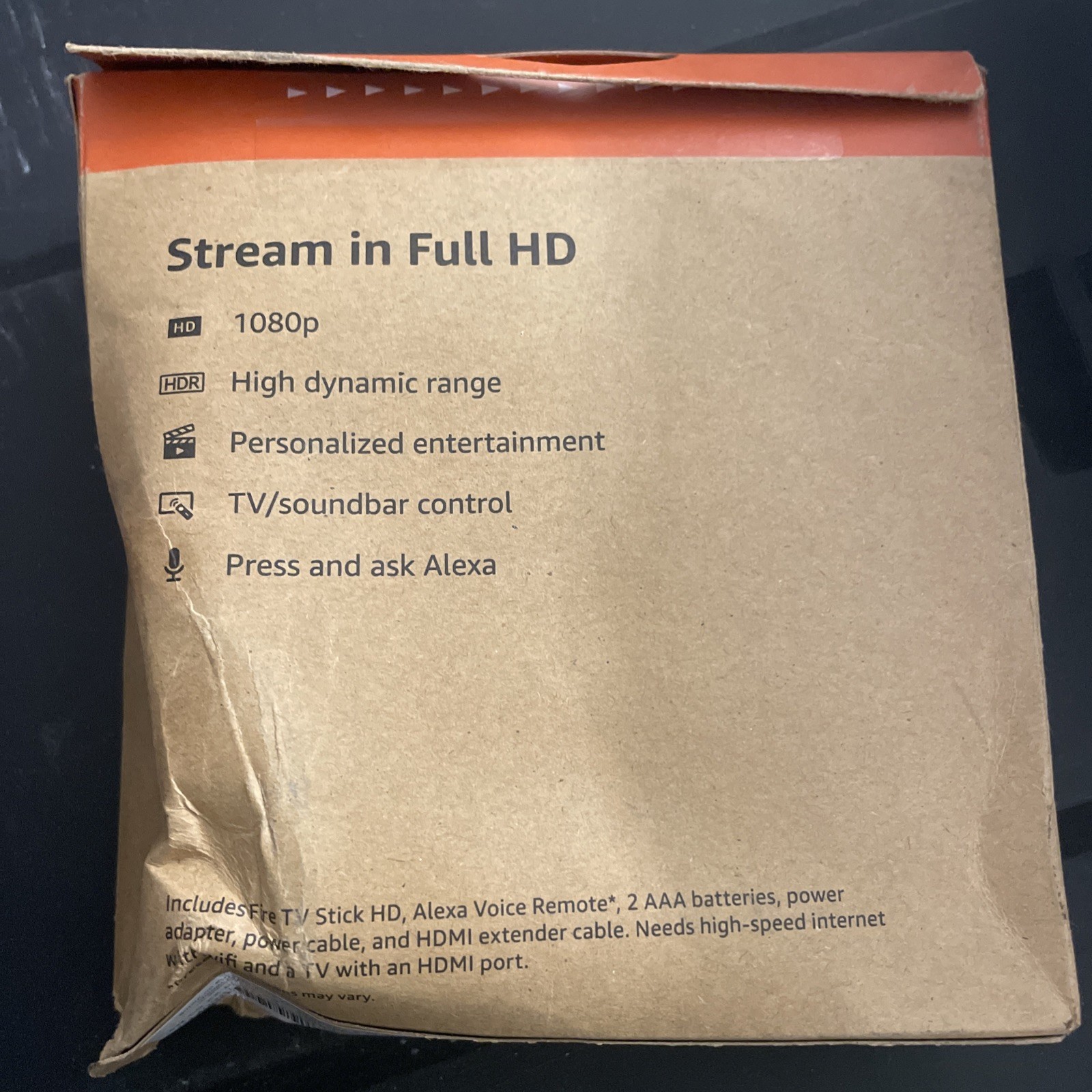 Amazon Fire TV Stick HD (2024) BOCQMRKRV5 8gb WiFi 5