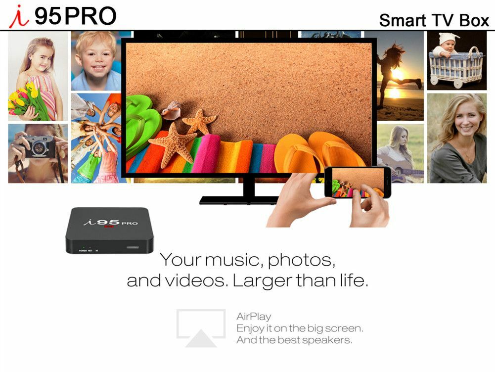 Smart TV Box S905W 8GB/16GB Android 7.1 EMMC Support 2.4GHz WiFi 4K 5Core GPU
