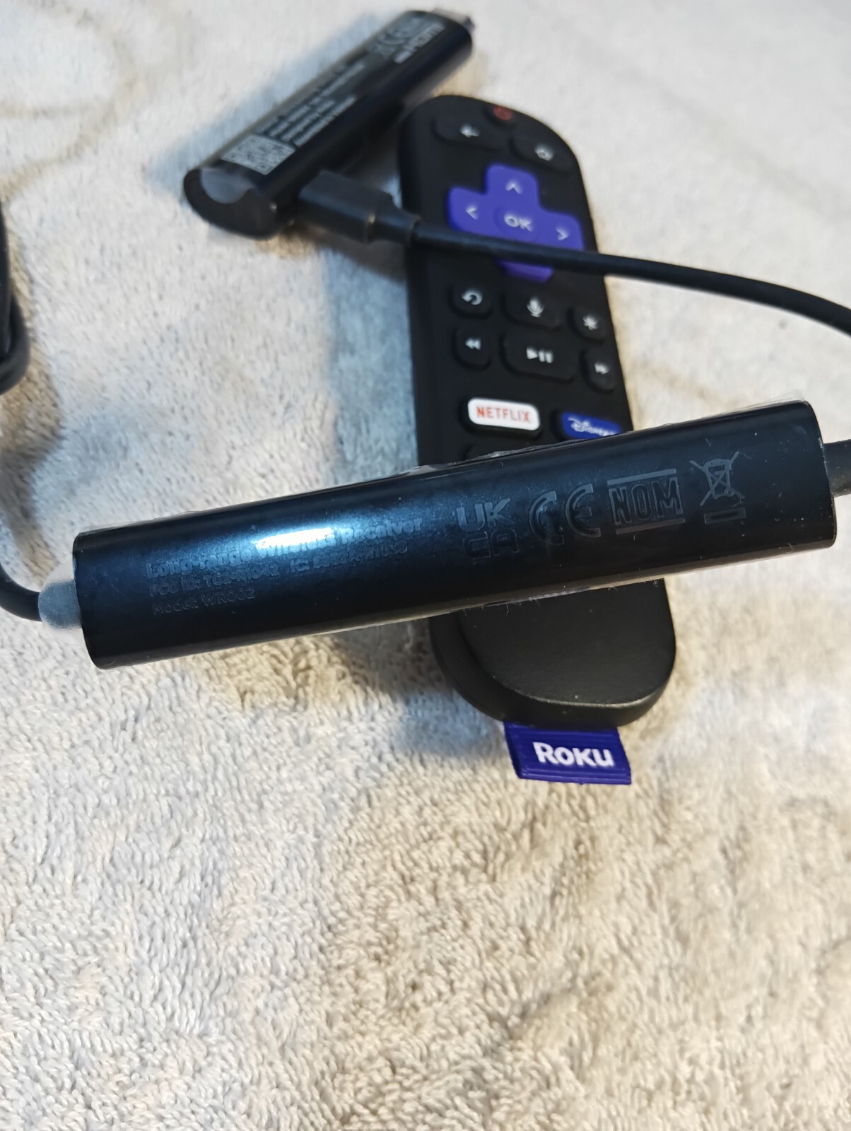 Roku Streaming Stick 4K with Voice Remote and Wireless Receiver Free Shipp TD4D