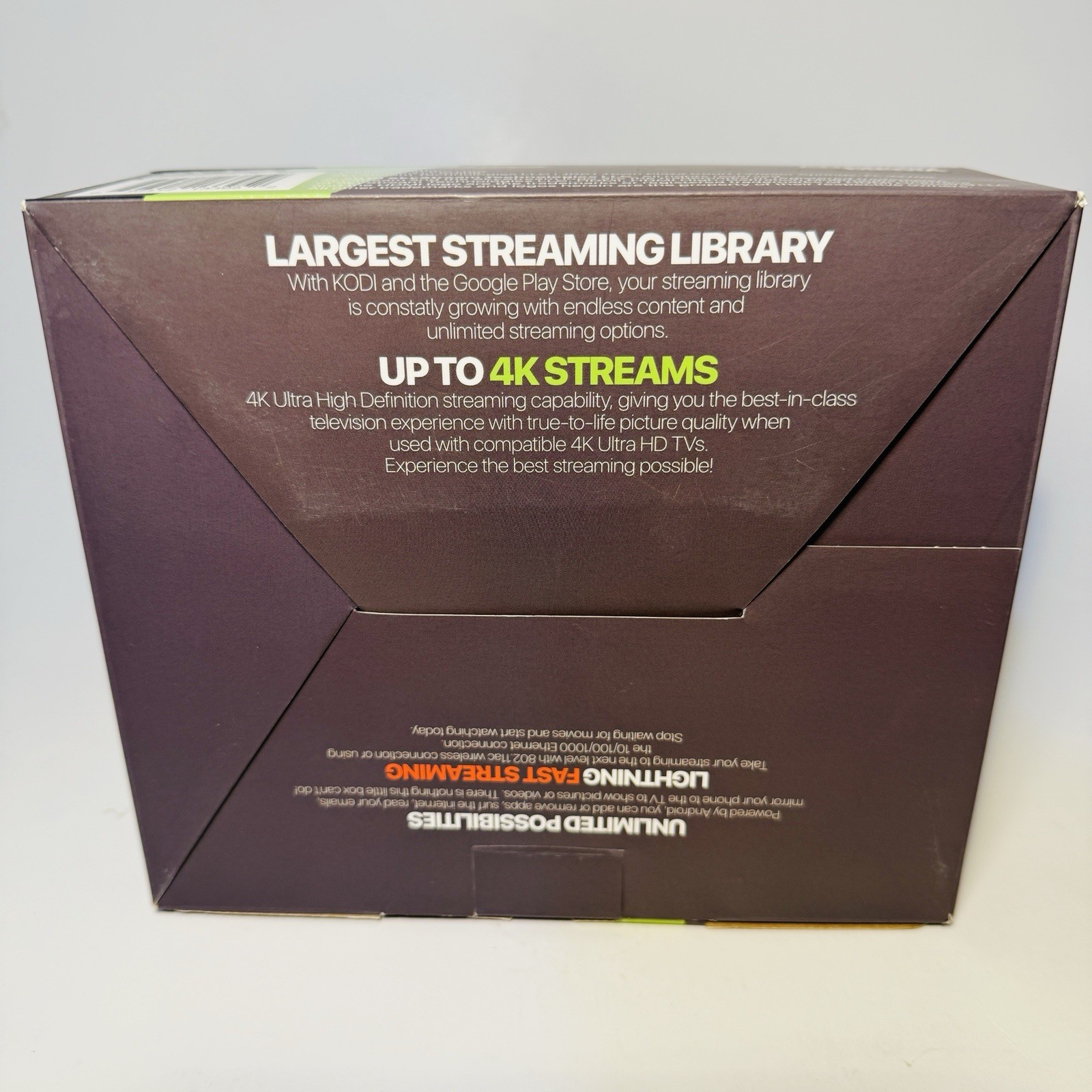 SkyStream One Android Media Streamer SS-ONE Media Box w/ Power Cord And Remote