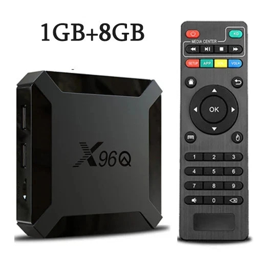 Allwinner X96Q H313 1+8GB TV BOX Android 10.0 Quad Core 4K 2.4G