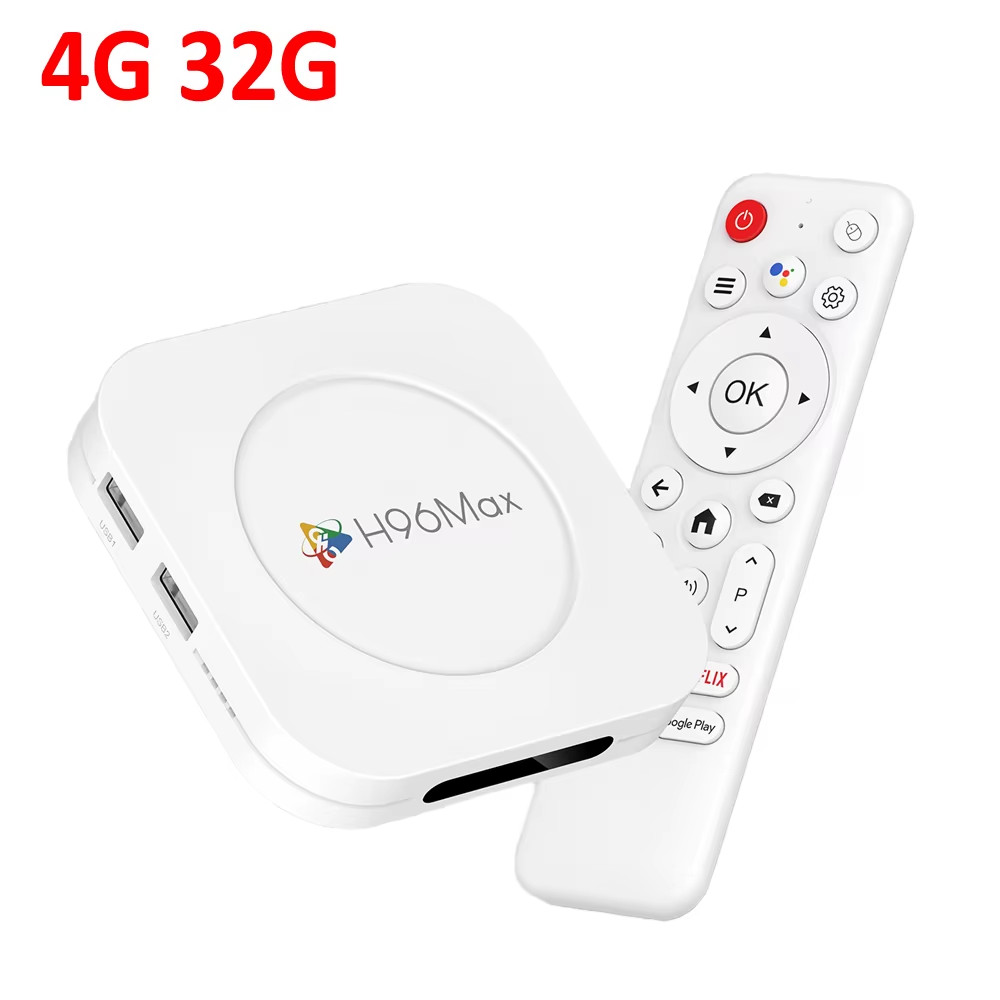 Smart TV Box Android 14.0 H96 MAX M1 Plus RK3528 Mouse Assistant Bluetooth5.4 WI