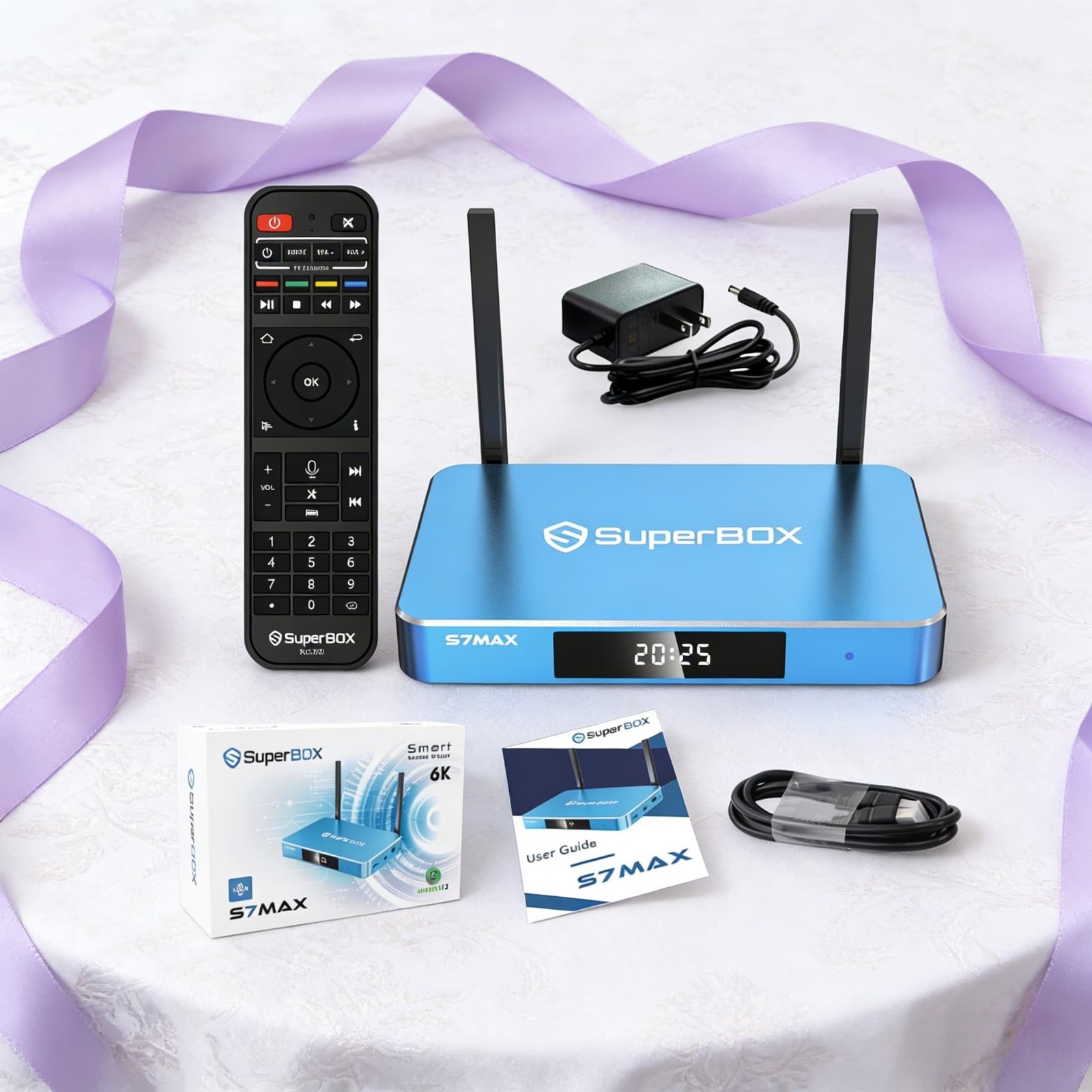 SuperBox S7 Max Smart TV Box Media Player HD Streaming Box Latest Version