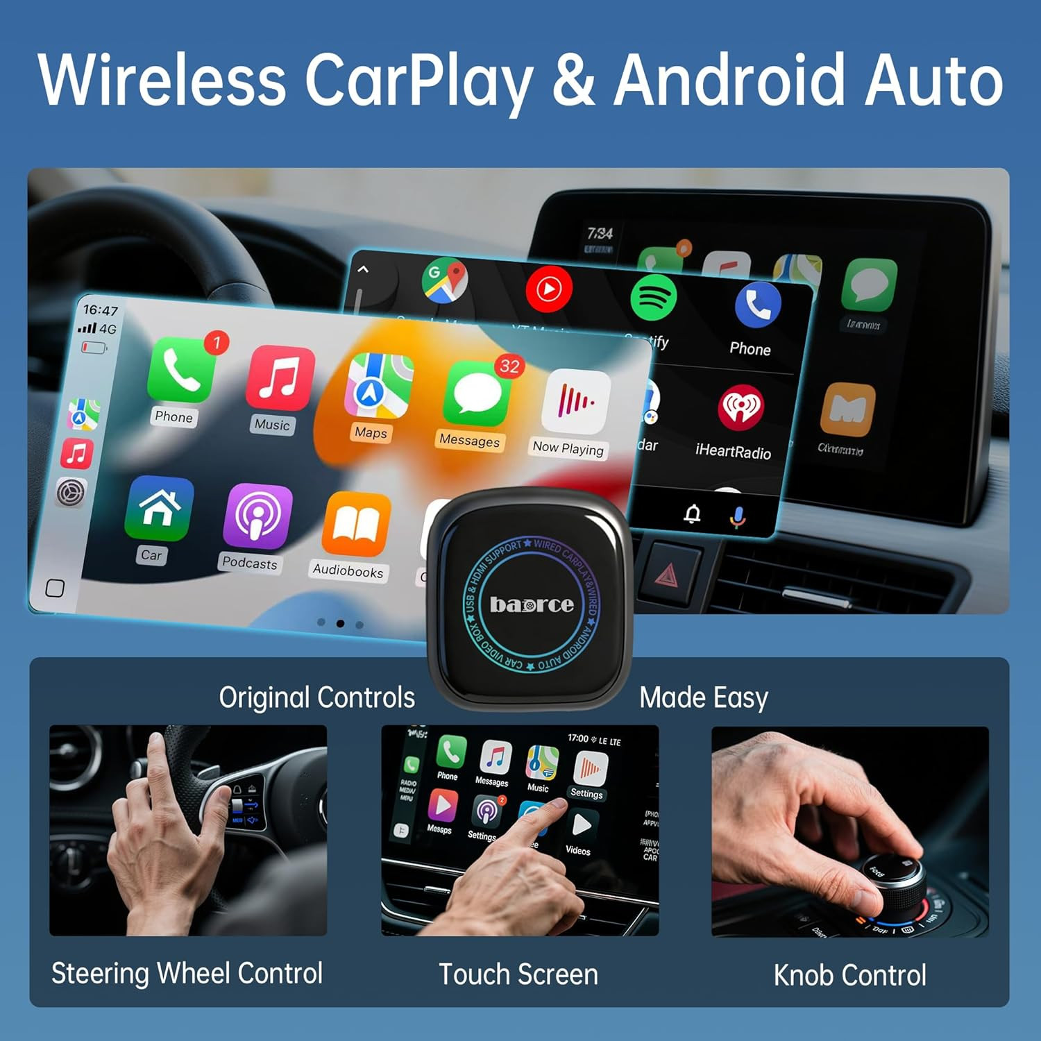 Magic Box 3.0 Max 2026 Upgrade – 32G Car Streaming Device with Netflix, Youtube,
