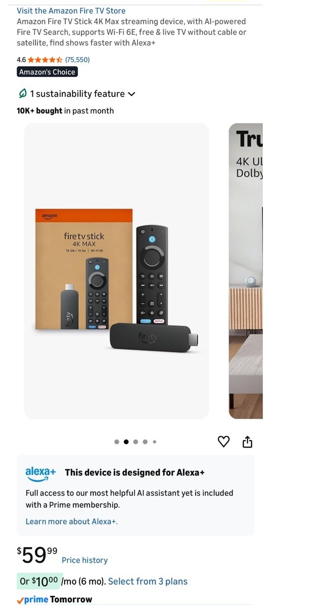 Amazon Fire TV Stick 4K MAX – Brand New