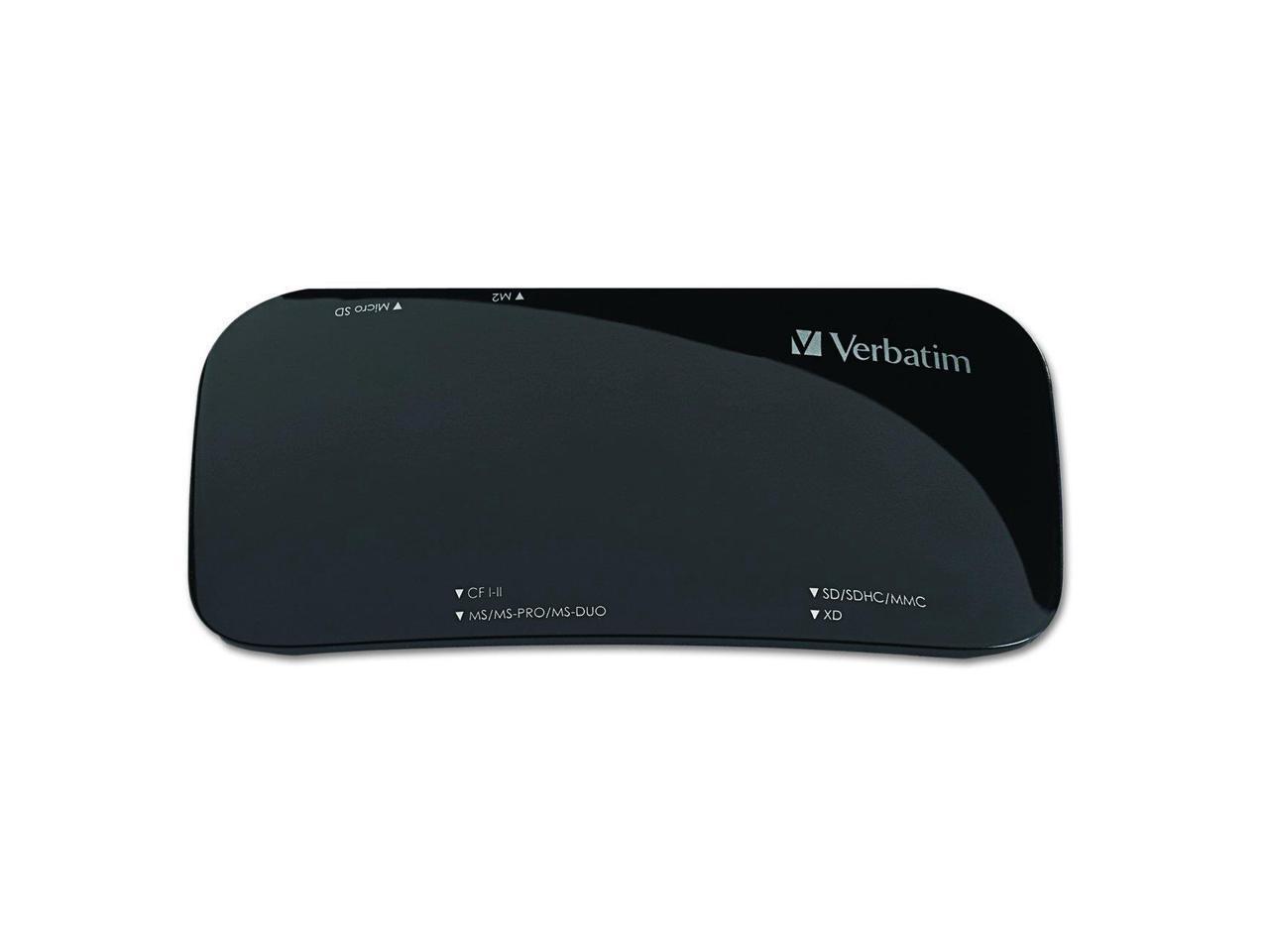 Verbatim Universal Card Reader, USB 2.0 – Black – USB 2.0 – Black