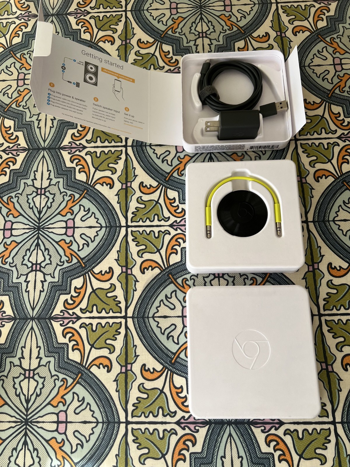 🎵 Google Chromecast Audio Media Streamer – RUX-J42 (Black) Excellent & Tested