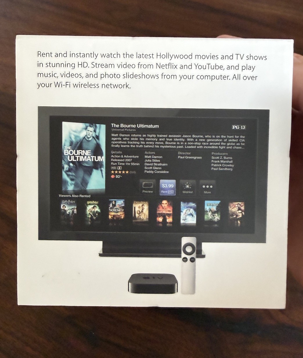 Apple TV 2nd Generation Media Streamer A1378 [BOX ONLY]