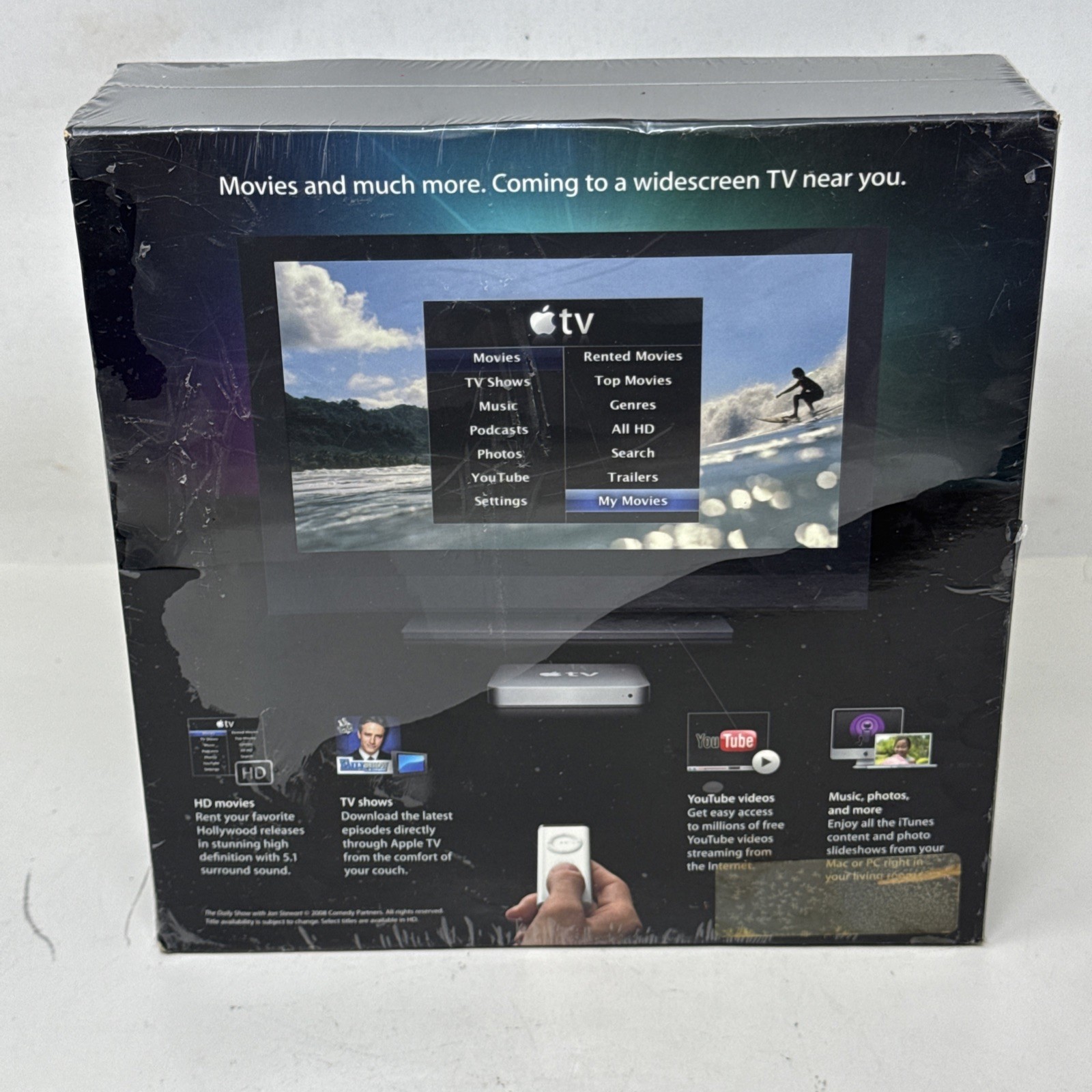 NEW & SEALED! Apple TV (1st Gen) 160GB MB189LL/A Media Streamer Model A1218 (B9)