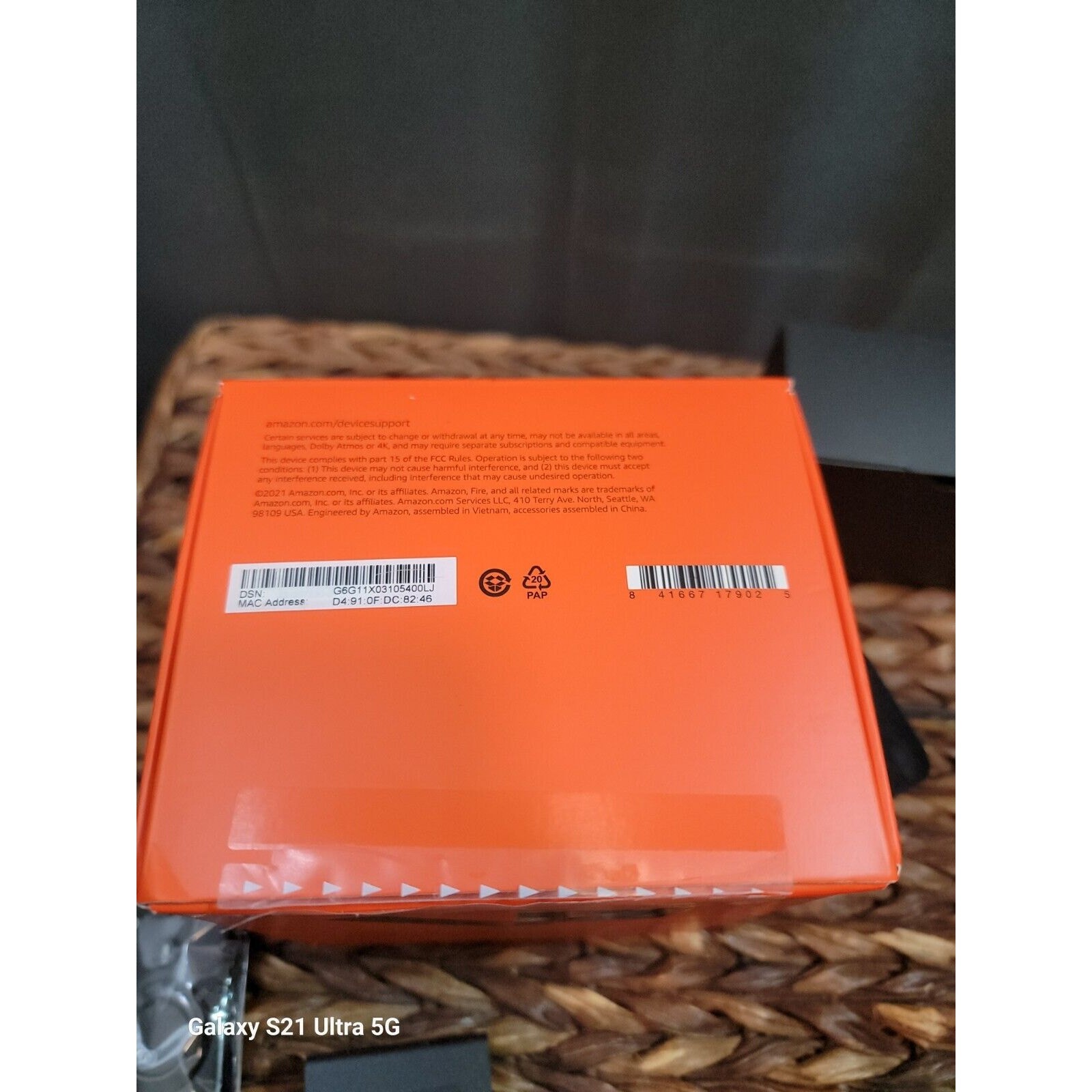 Amazon Fire TV Cube Hands-Free Streaming Device Alexa 4K Ultra HD 2nd Gen NewBox
