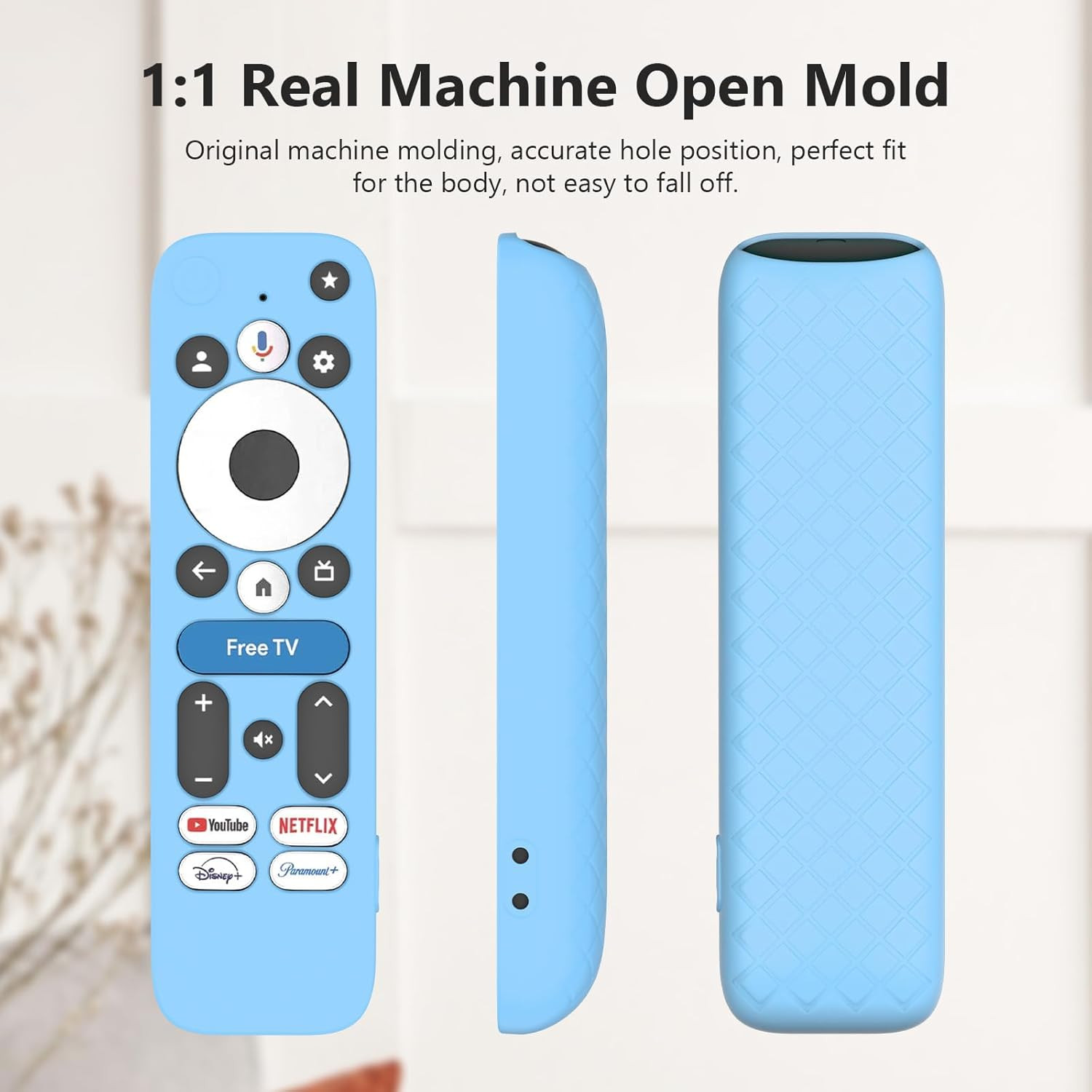 Cover for Onn Google TV 4K Pro Streaming Device (2024) Android TV Box Remote, Si