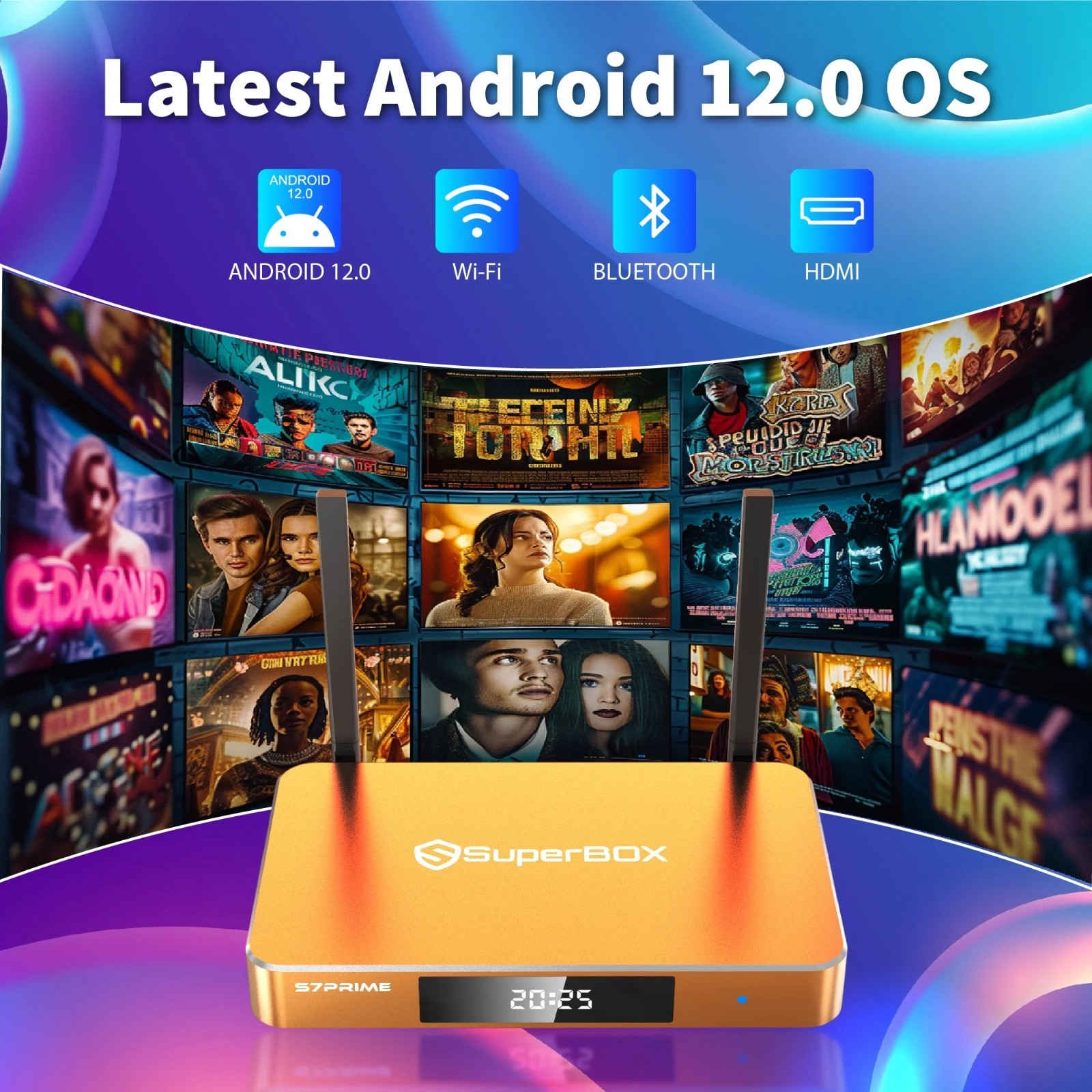 SuperBox Media Streamers S7 PRIME 6K UHD | Android 12 | 128GB | Time Shift-7 DAY