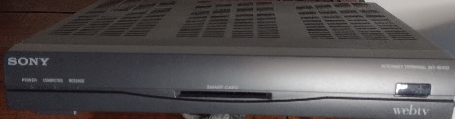 Sony internet terminal int-w100 webtv