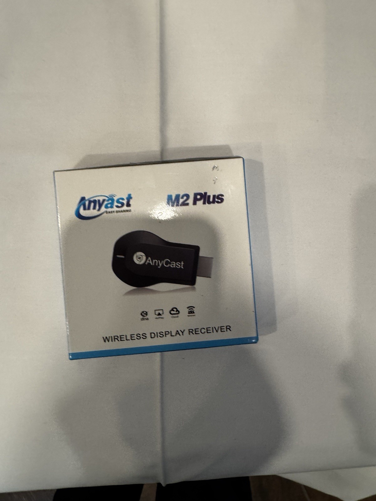 AnyCast M2 Plus Wireless Display Receiver Dongle Wi-Fi HDMI USB Black