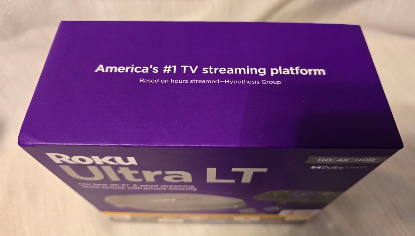 Roku Ultra LT HD/4K/HDR Dolby Vision 4-Core Streaming Media Player – new