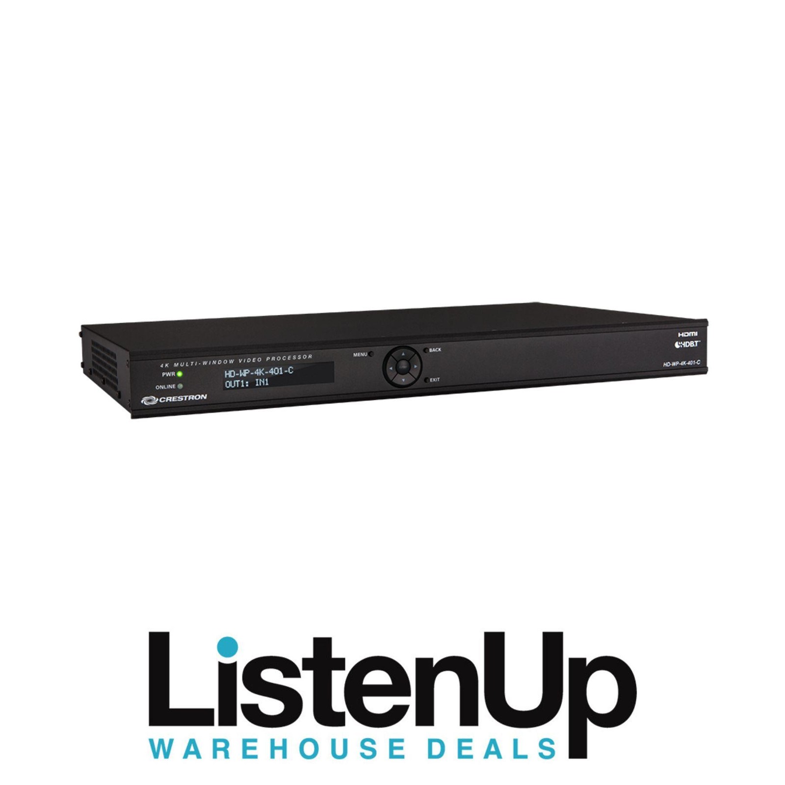 Crestron HD-WP-4K-401-C 4K Multi-Window Video Processor w/ HDBaseT, HDMI Outputs
