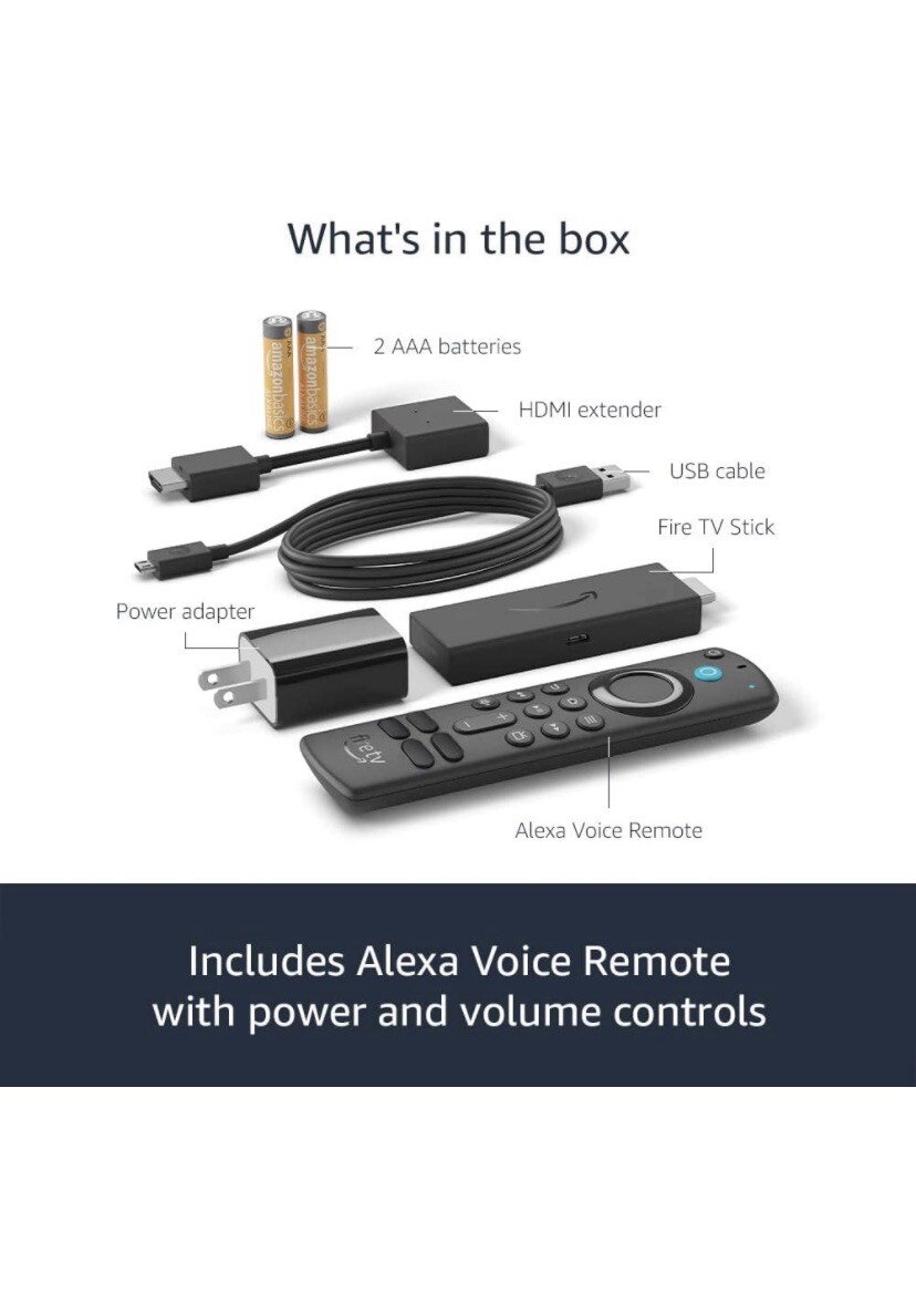 2023,Latest Fire TV Stick 4K UHD streaming device, Wi-Fi 6, Alexa Voice Remote