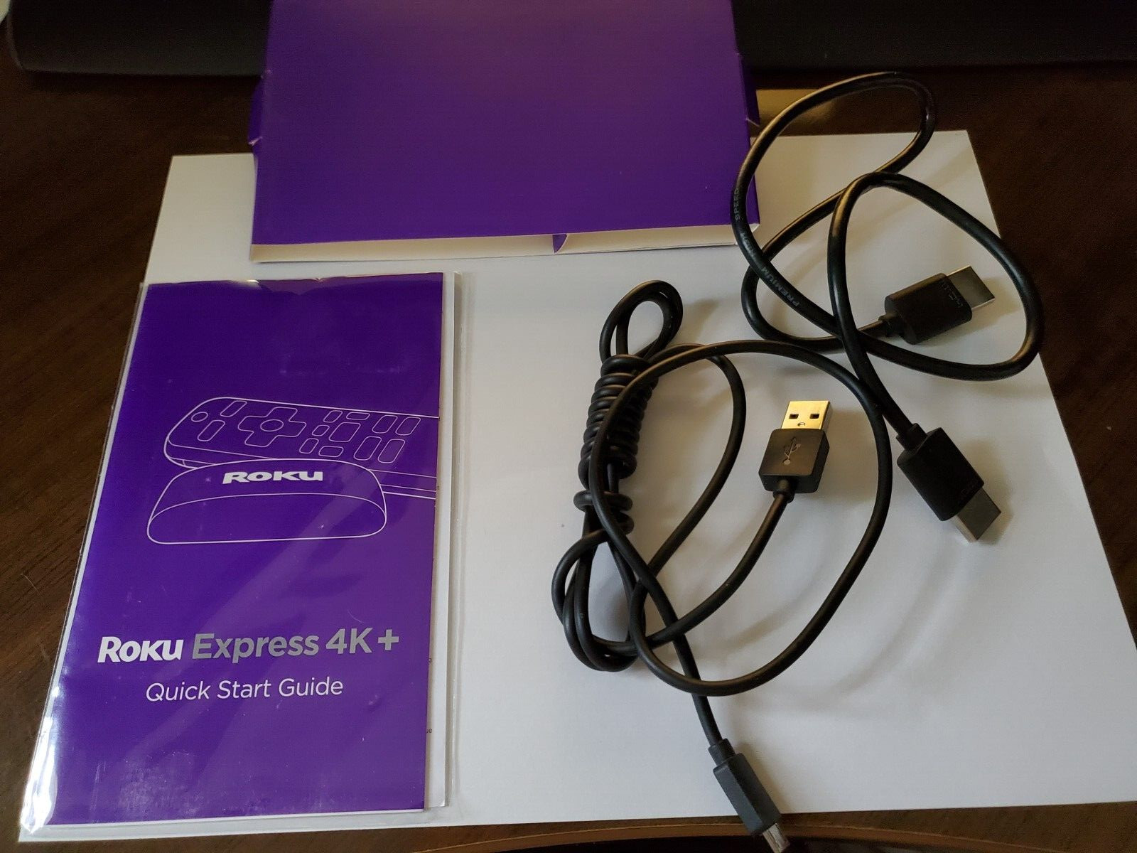 Roku 3930R Express HD Streaming Device – with High-Speed HDMI Cable IOB