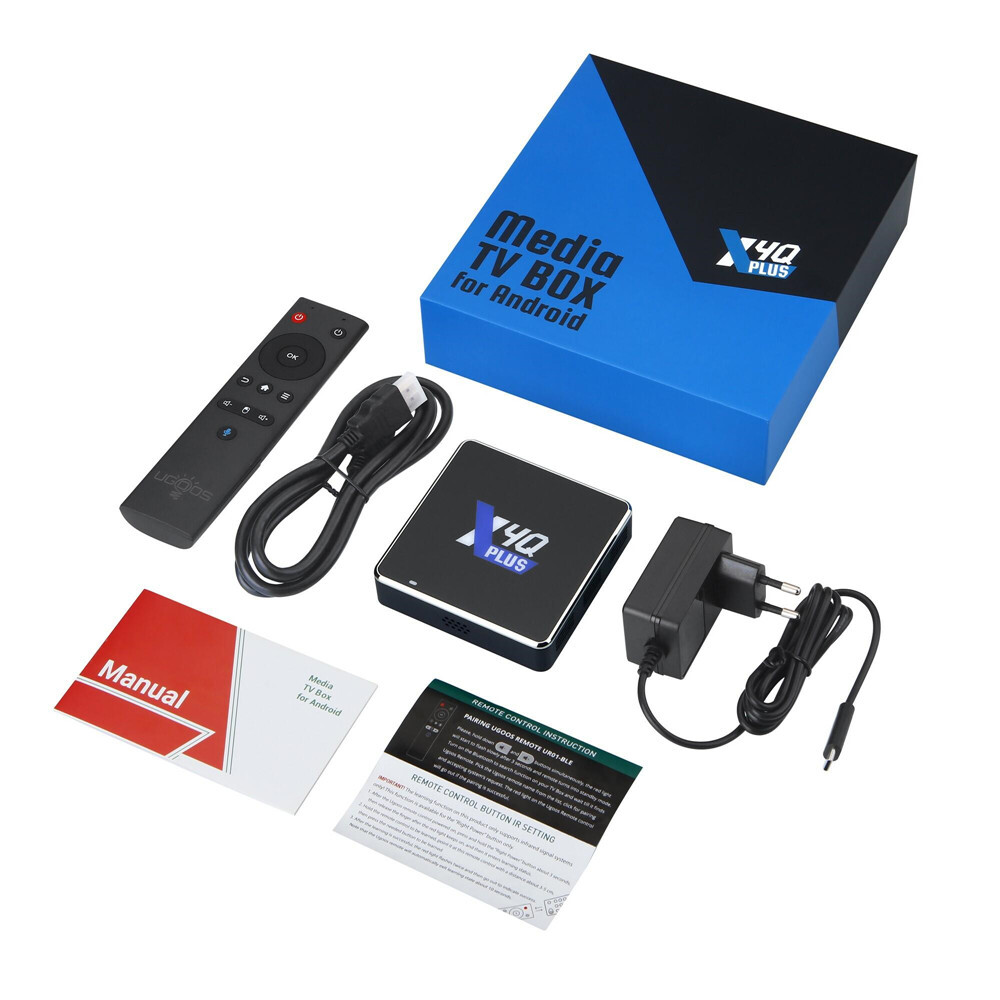 Ugoos X4Q Android 11 S905X4 Smart TV BOX 4G 32G/64G Wifi AV1 4K HDR Media Player