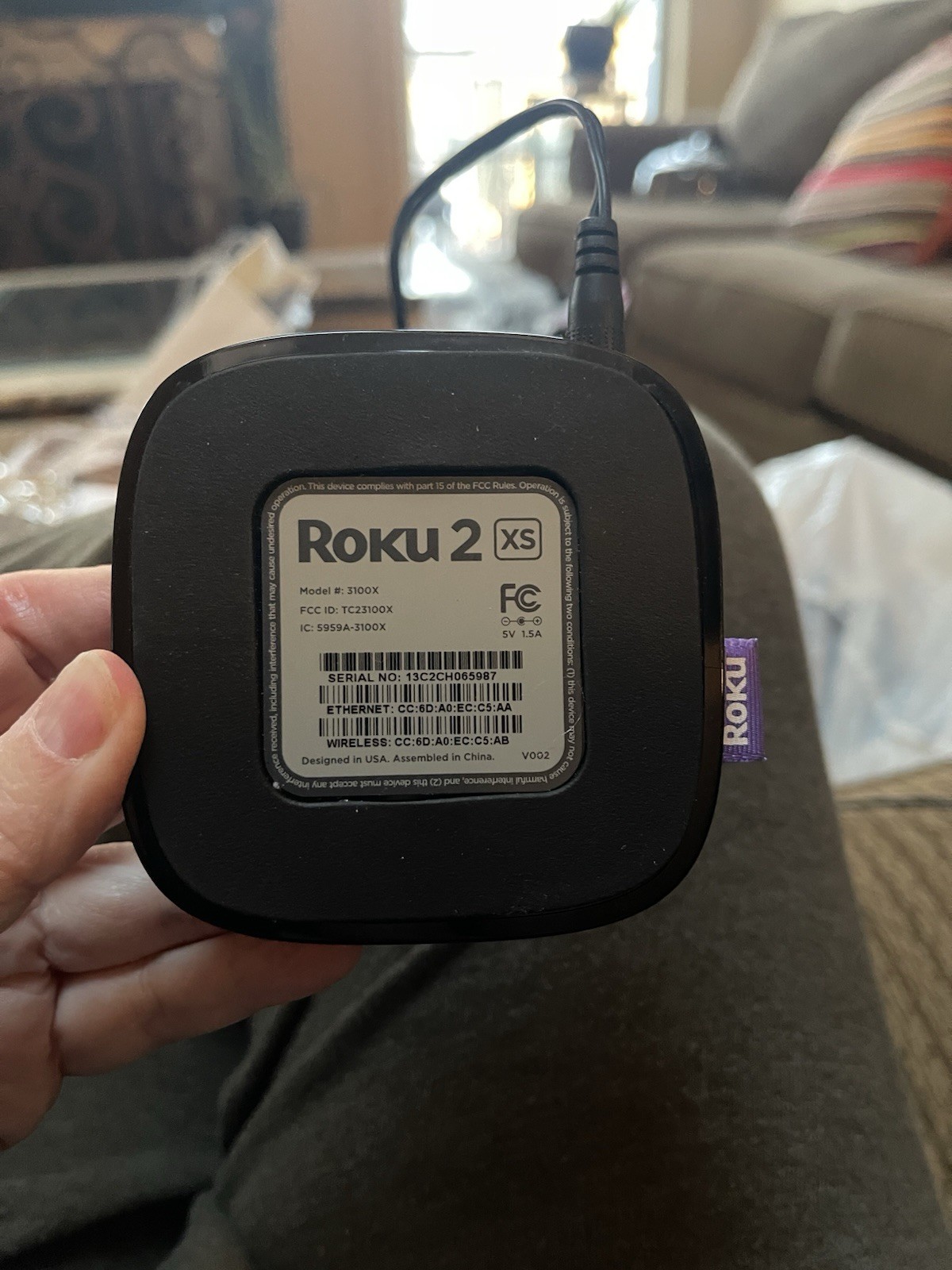 Roku XS 3100X 2ND GENERATION Media Streamer with AC Adapter & Remote Works